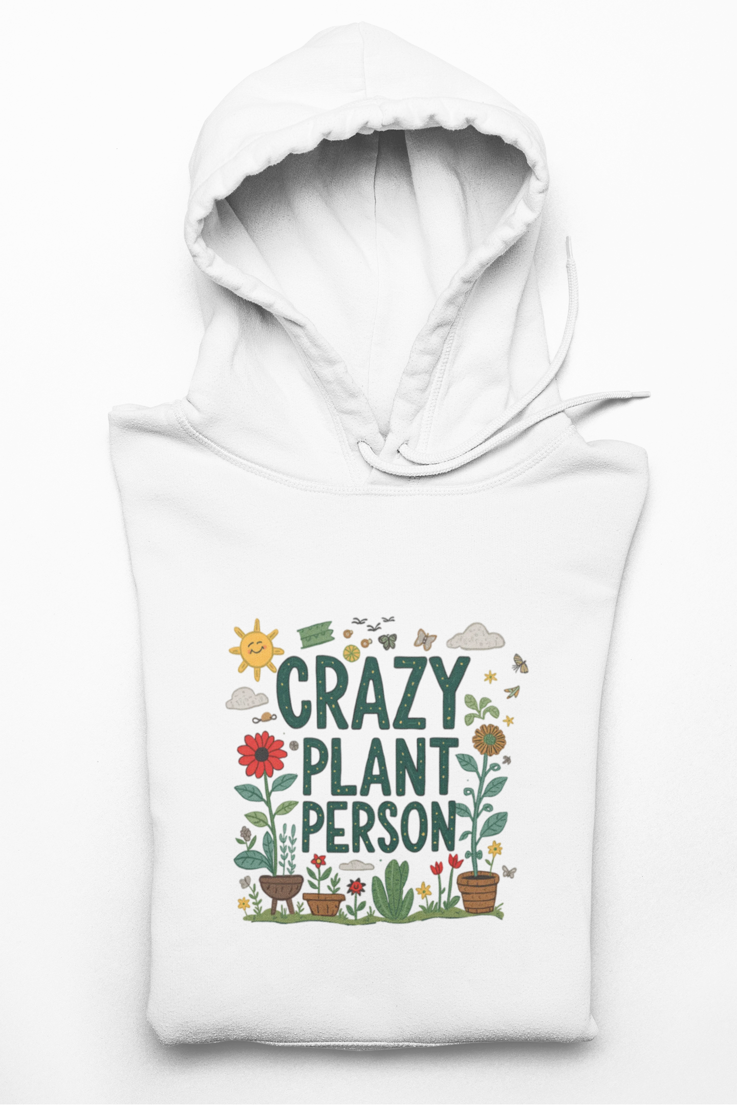 Crazy Plant Person Hoodie – Botanical Gardener Gift Sweatshirt
