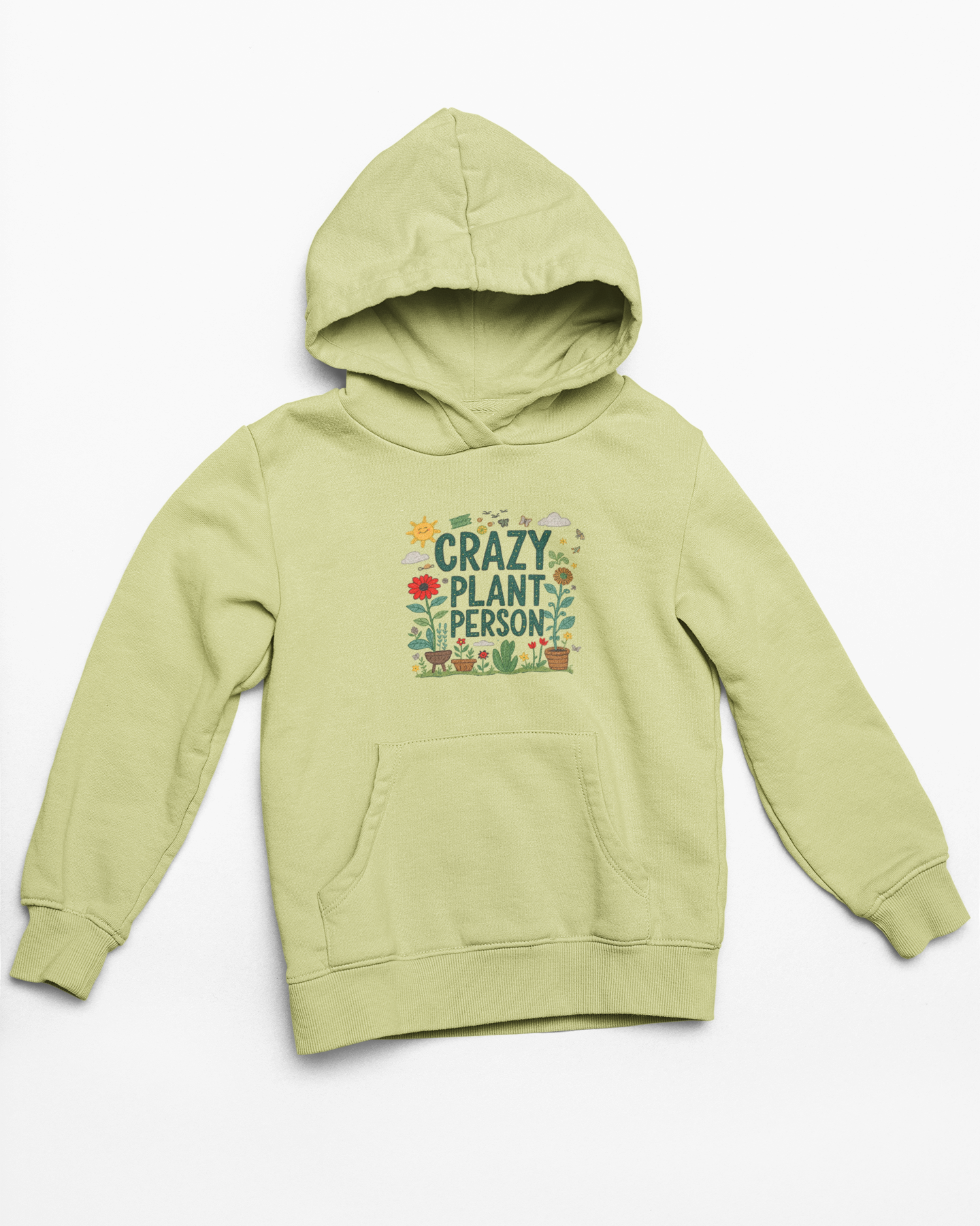 Crazy Plant Person Hoodie – Botanical Gardener Gift Sweatshirt
