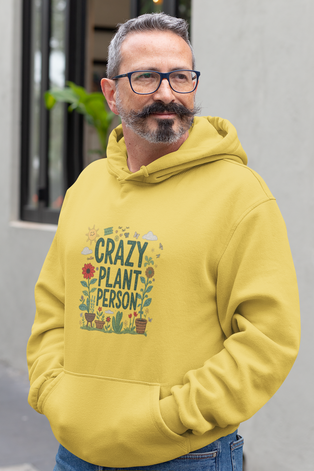 Crazy Plant Person Hoodie – Botanical Gardener Gift Sweatshirt