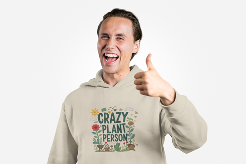 Crazy Plant Person Hoodie – Botanical Gardener Gift Sweatshirt