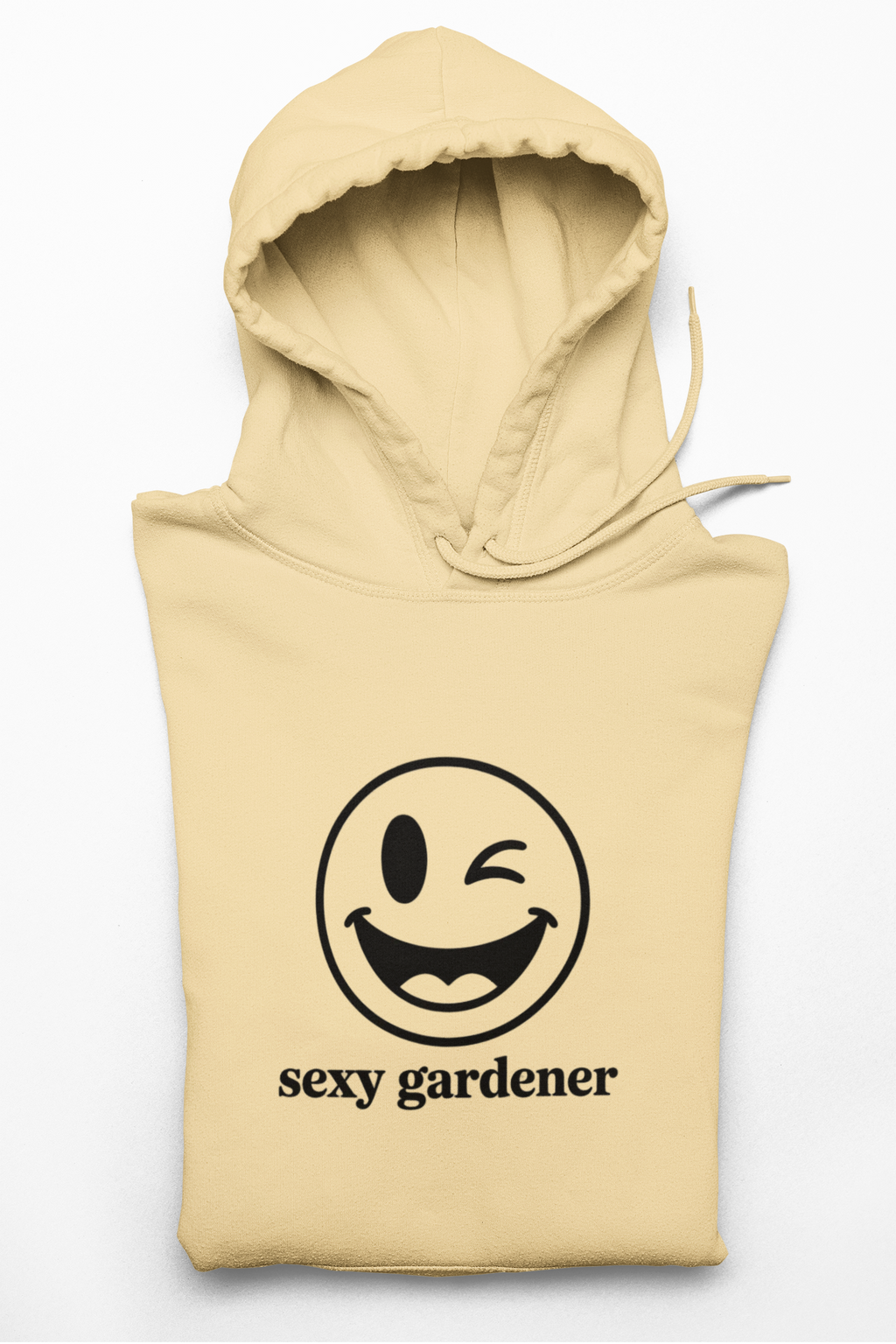Gardener Smiley Hoodie — "sexy gardener" Graphic Sweatshirt