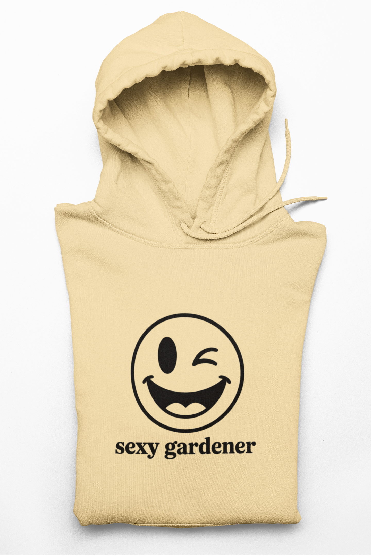 Gardener Smiley Hoodie — "sexy gardener" Graphic Sweatshirt