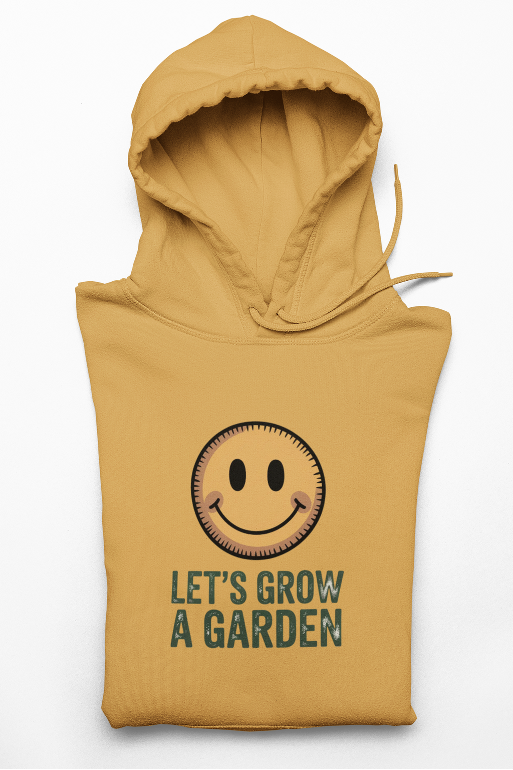 Let's Grow a Garden Hoodie — Smiling Sun Plant Lover Sweatshirt