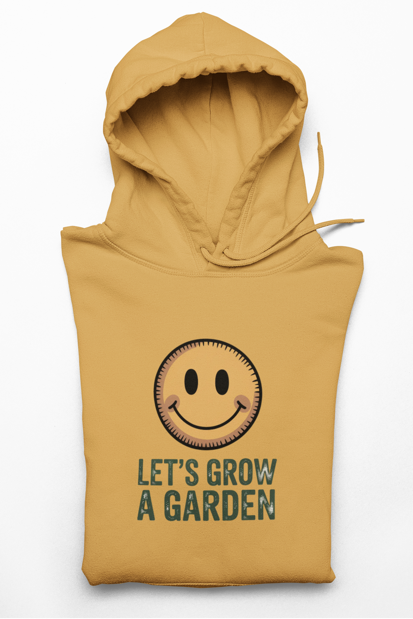 Let's Grow a Garden Hoodie — Smiling Sun Plant Lover Sweatshirt
