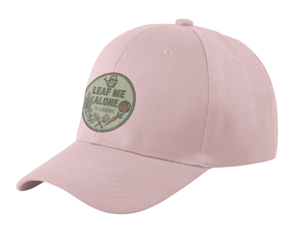 Garden Dad Cap — "Leaf Me Alone, I'm Gardening" Vintage Hat