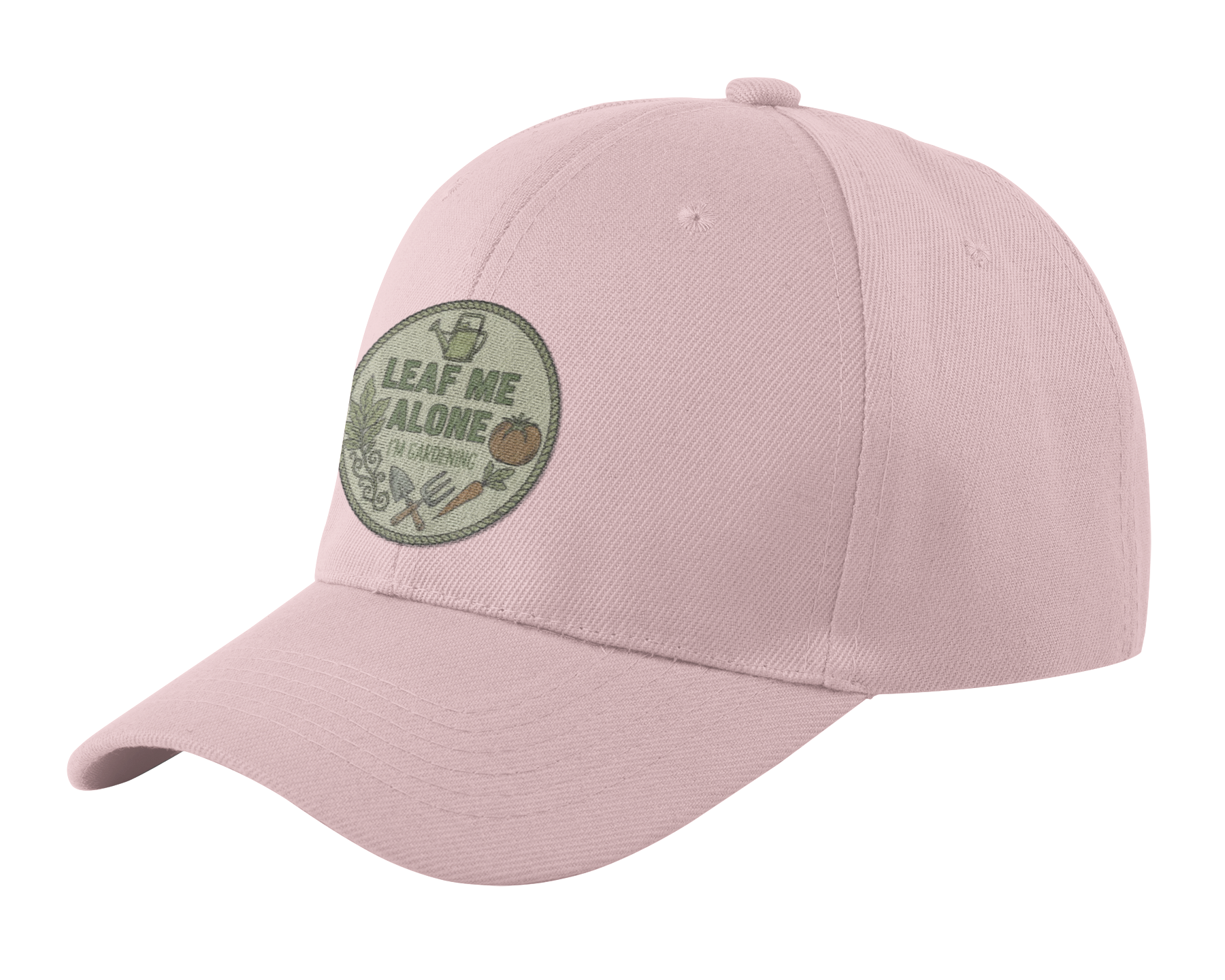 Garden Dad Cap — "Leaf Me Alone, I'm Gardening" Vintage Hat