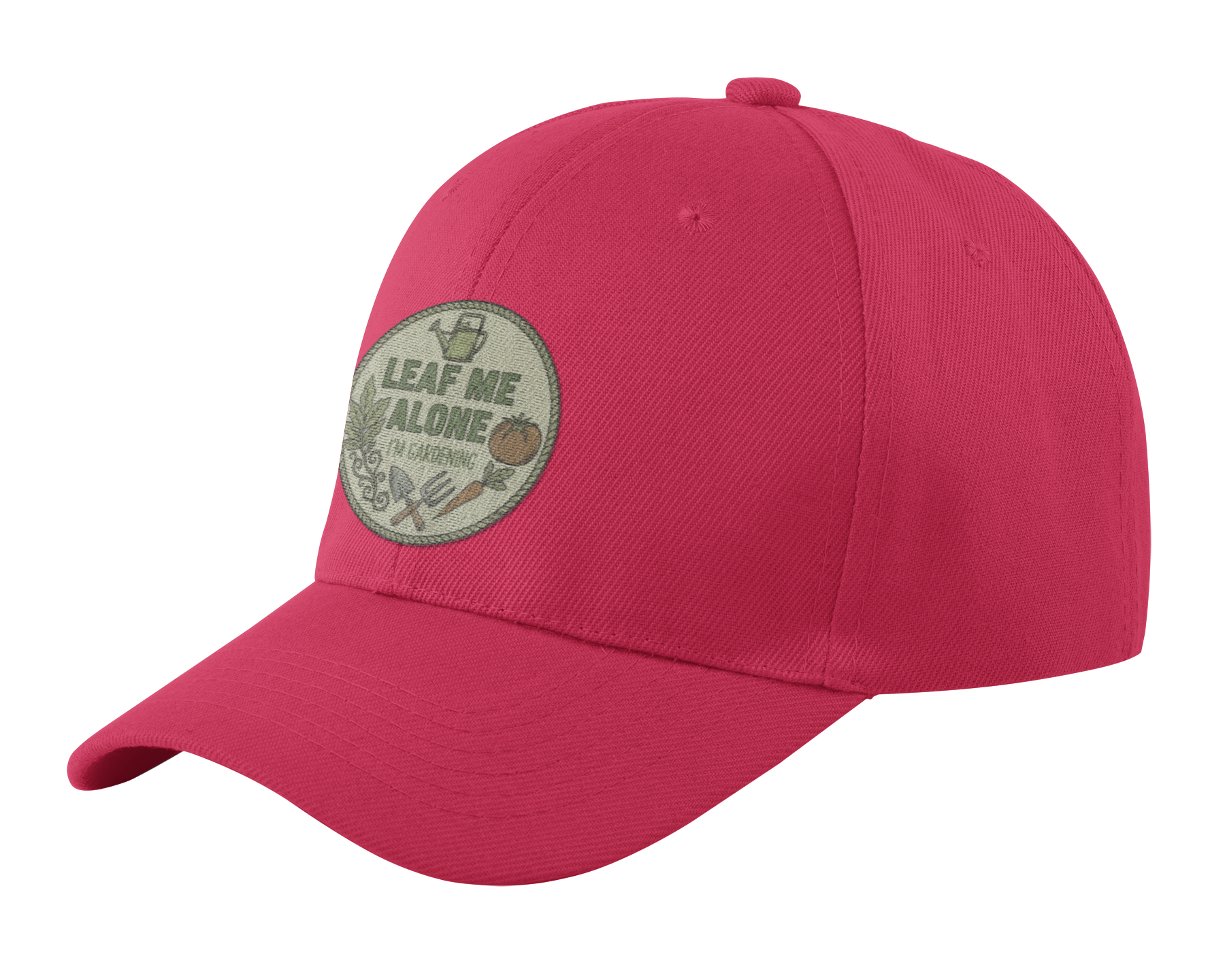 Garden Dad Cap — "Leaf Me Alone, I'm Gardening" Vintage Hat