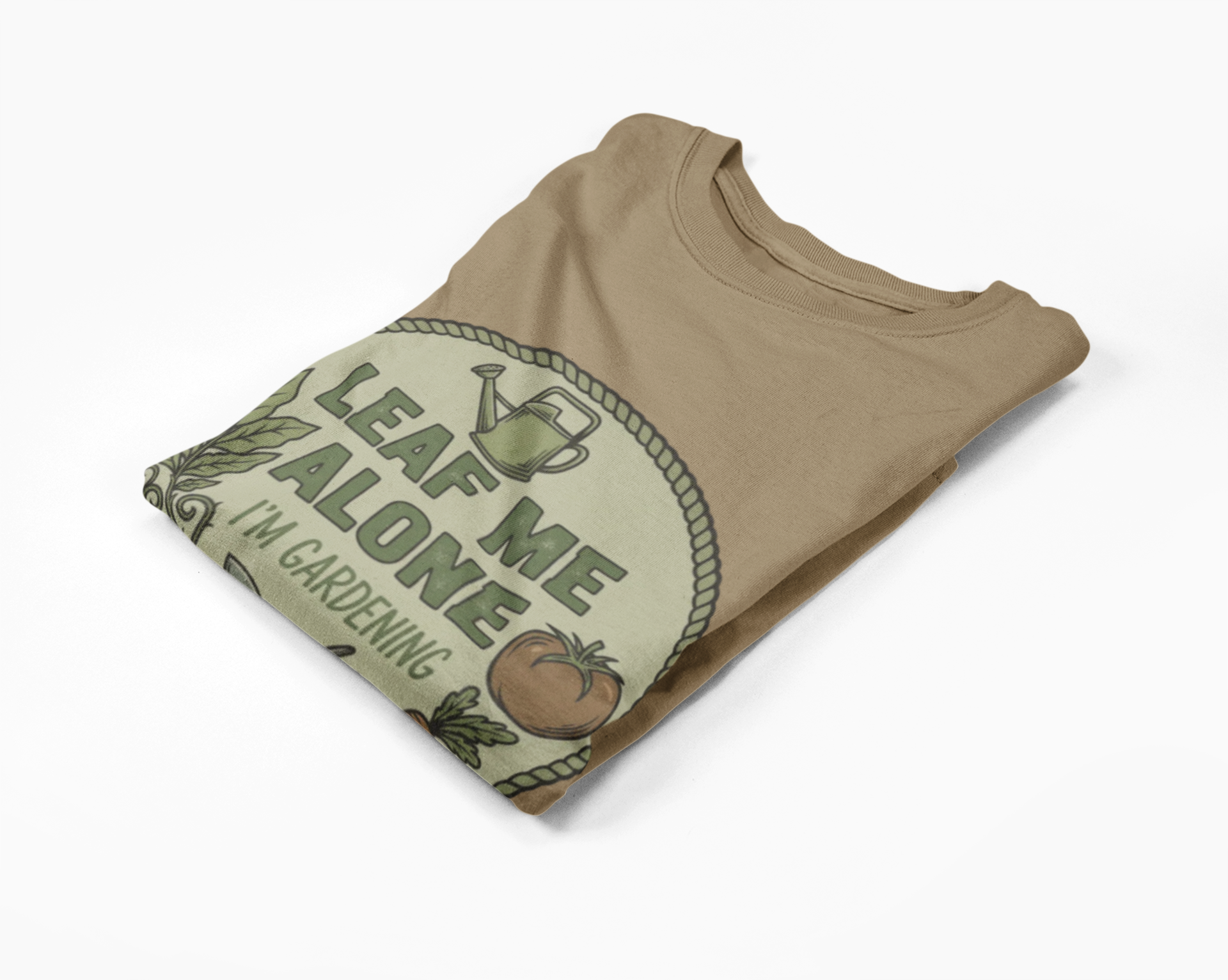 Gardening Long Sleeve Tee — "Leaf Me Alone I'm Gardening"