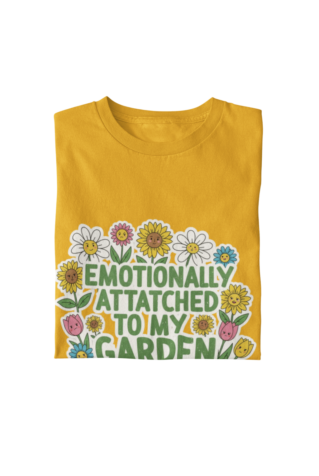 Emotionally Attached to My Garden Long Sleeve Tee — Funny Gardener Shirt
