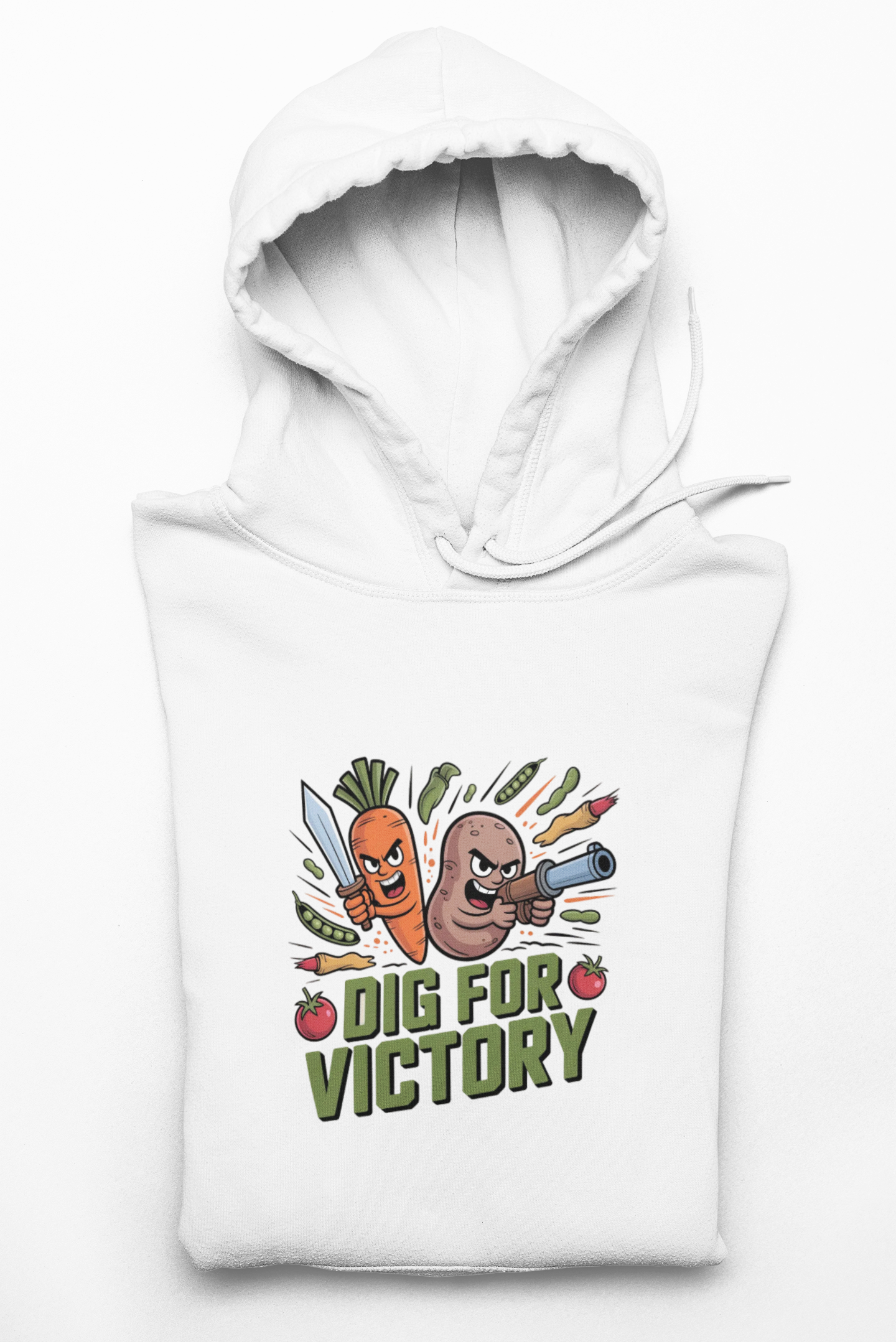 Die for Victory Hoodie — Vintage Floral Military-Inspired Graphic