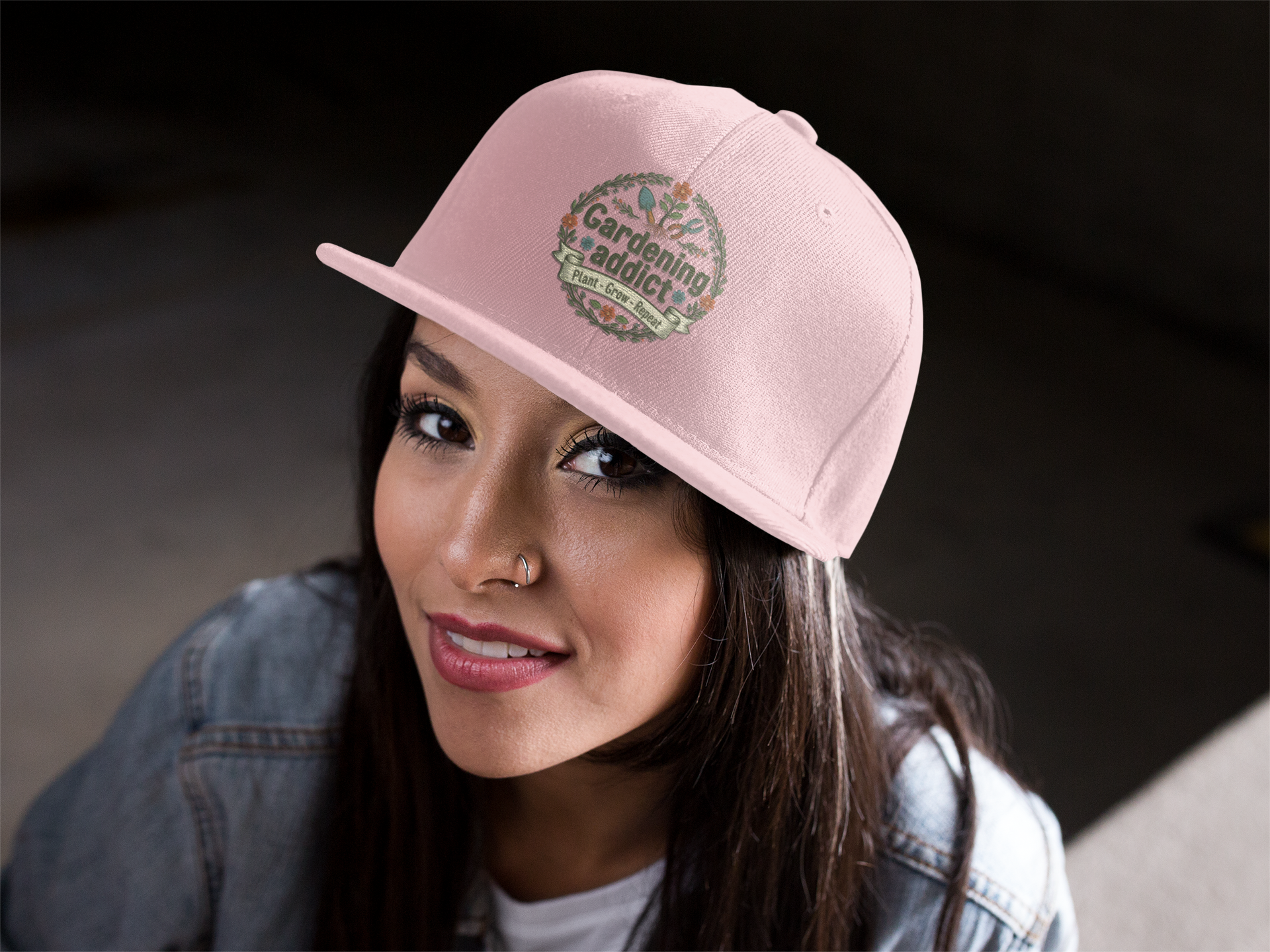 Gardening Addict Dad Cap — Floral Garden Lover Hat