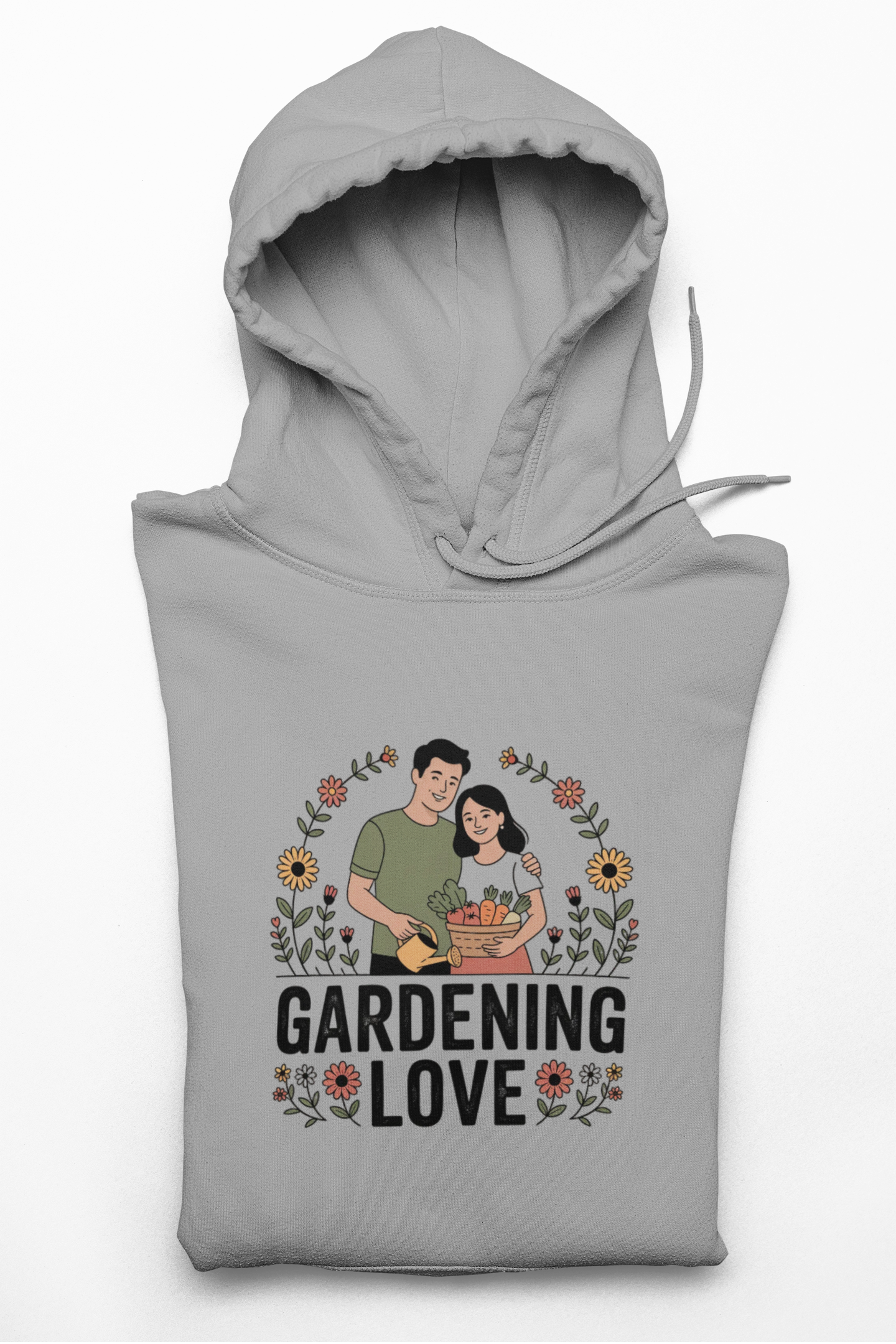 Gardening Love Hoodie — Floral Gardener Sweatshirt for Plant Lovers