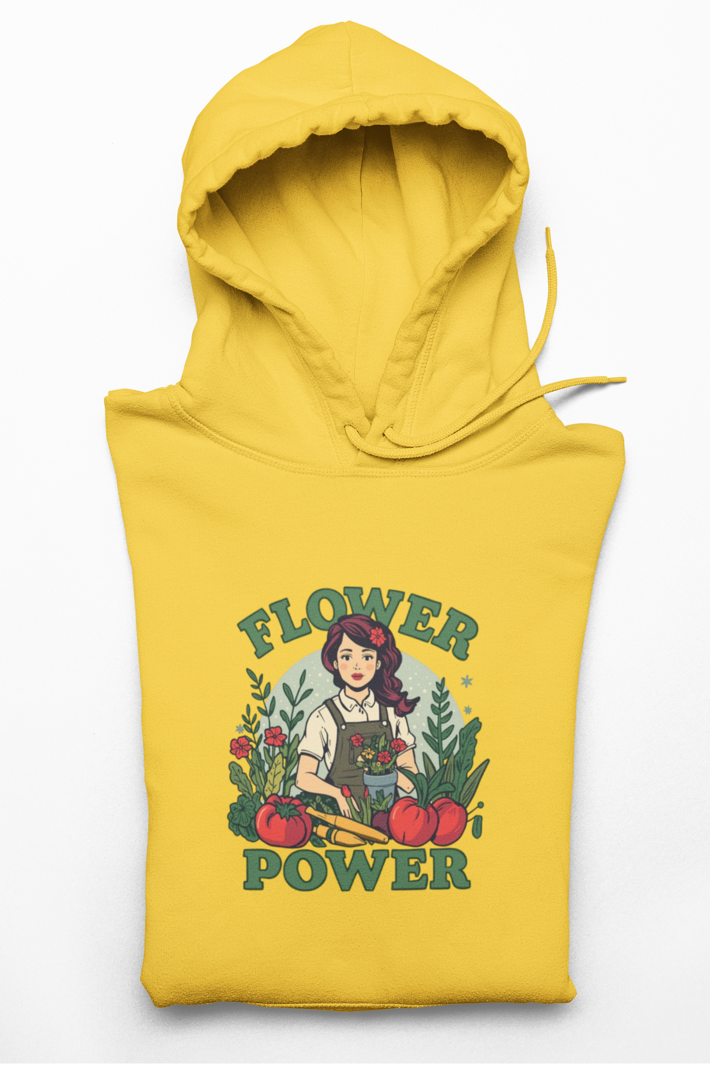 Flower Power Hoodie — Retro Floral Graphic Pullover