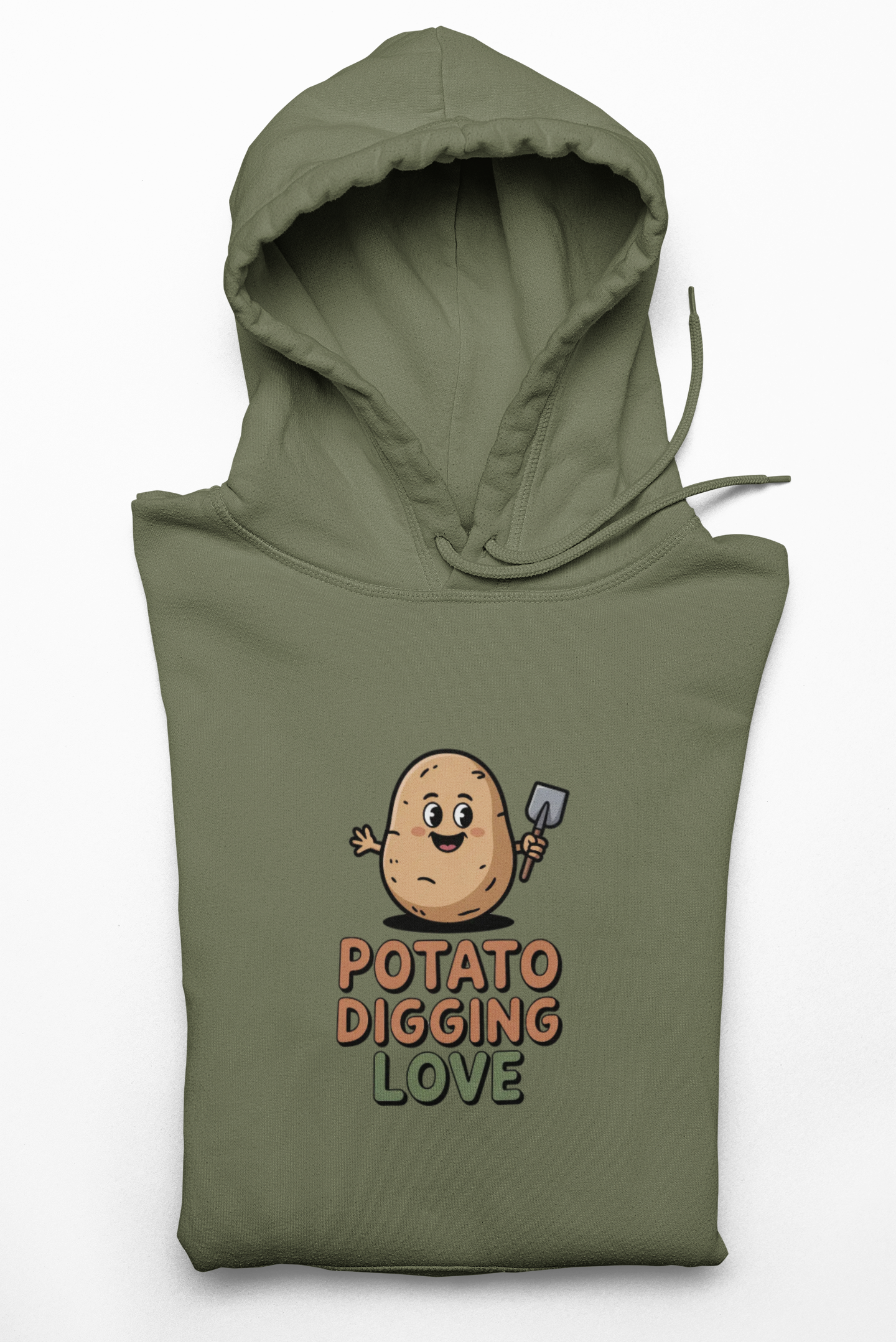 Potato Digging Love Hoodie — Cute Gardener Veggie Graphic Sweatshirt