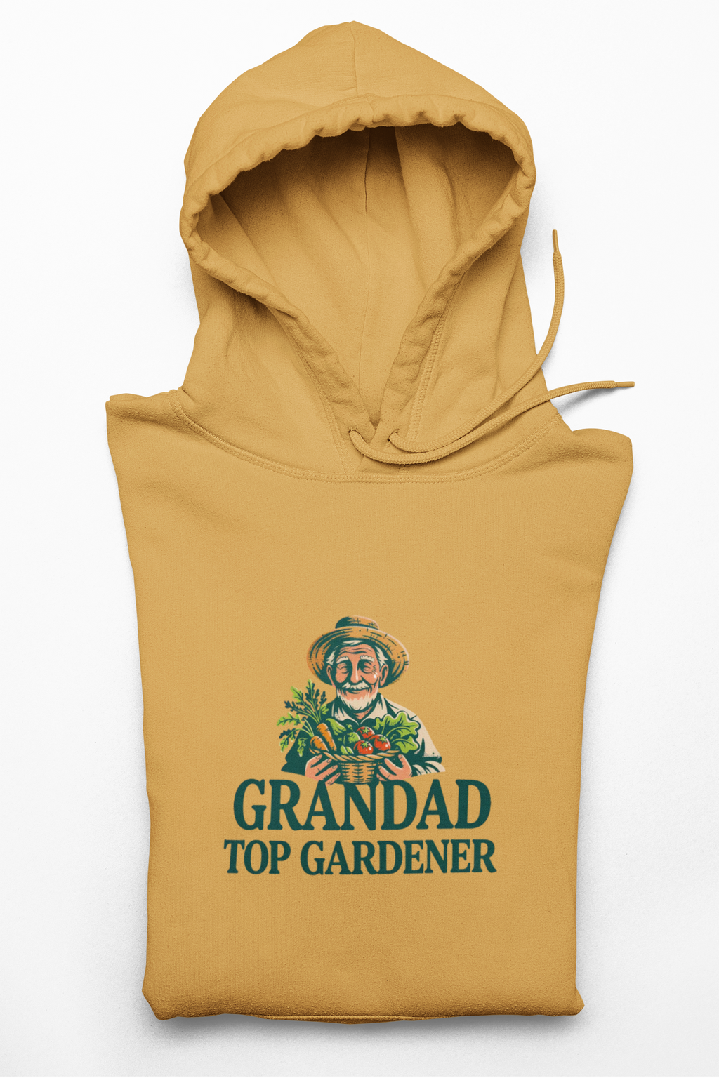 Grandad Top Gardener Hoodie – Floral Gardening Gift for Grandpa
