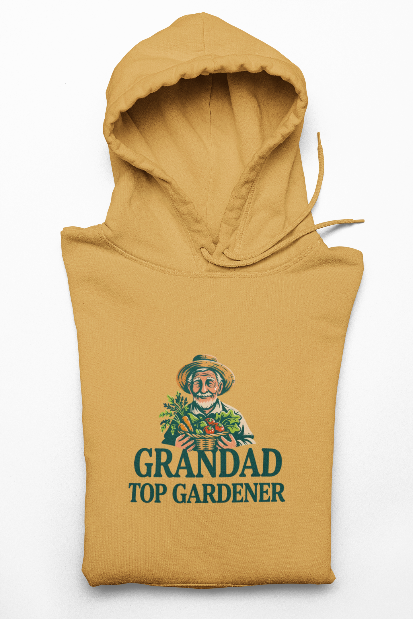 Grandad Top Gardener Hoodie – Floral Gardening Gift for Grandpa