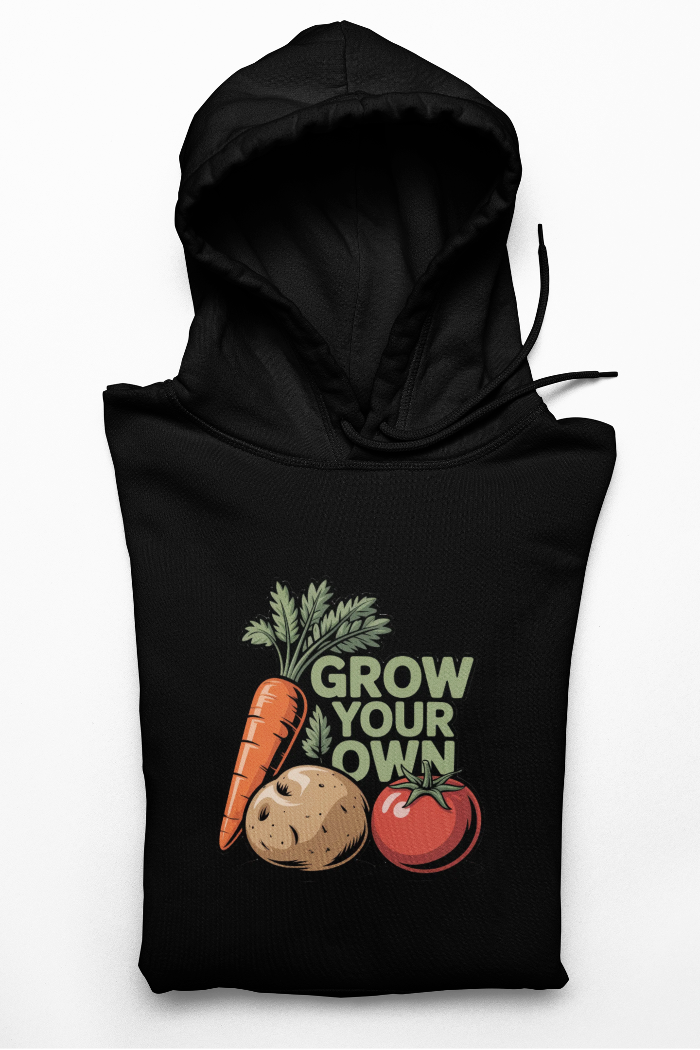 Grow Your Own Hoodie — Cute Veggie Gardening Graphic Hoodie