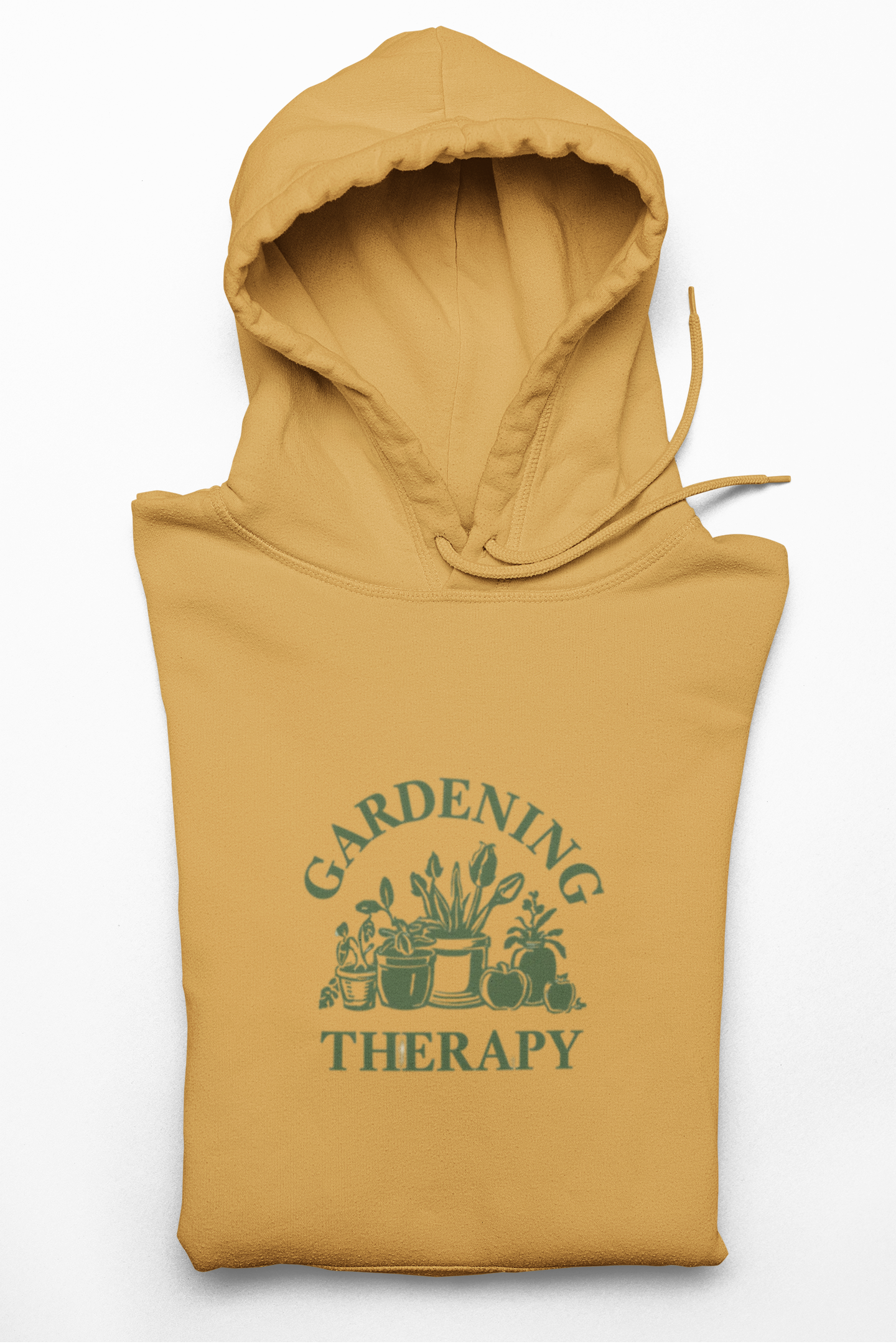 Gardening Therapy Hoodie — 'Gardening Therapy' Floral Graphic Hoodie