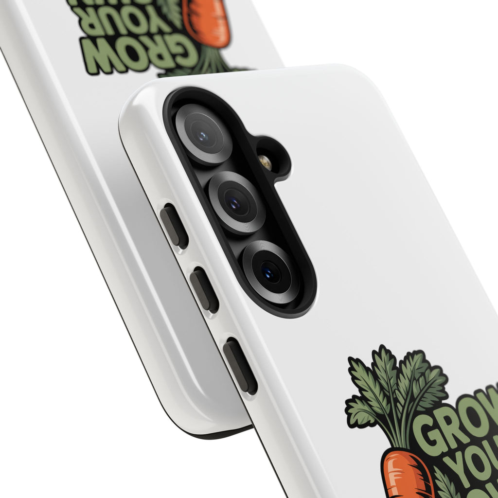 Grow Your Own Vegetables Phone Case — Gardening Carrot Potato Tomato Design