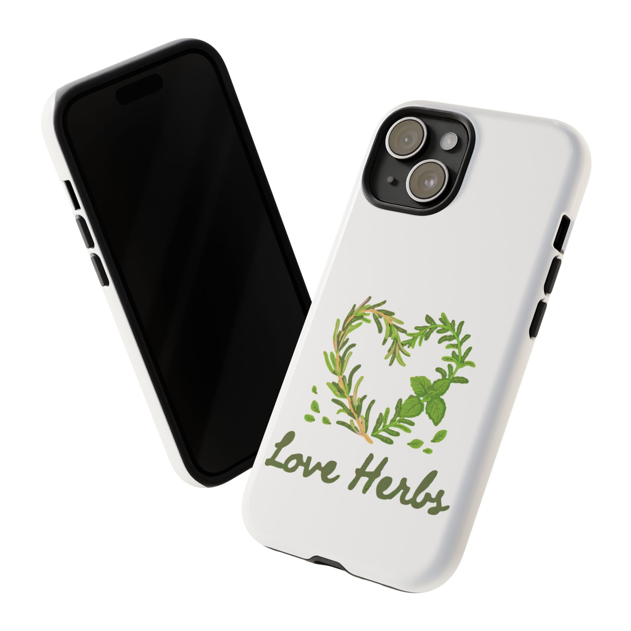 Herb Heart Phone Case - "Love Herbs" Botanical iPhone Cover