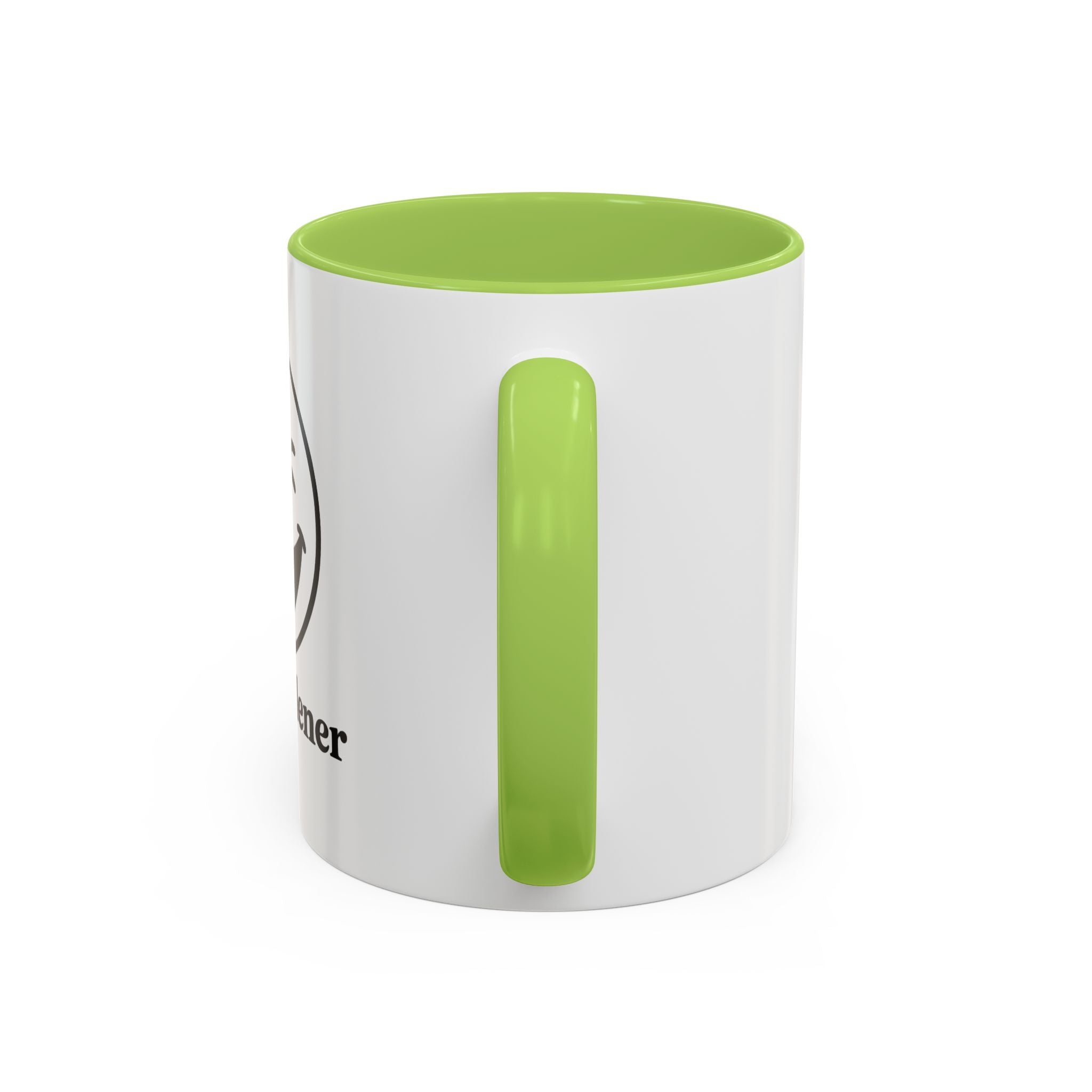 Sexy Gardener Accent Coffee Mug — Winking Smiley Plant Lover Gift (11/15oz)