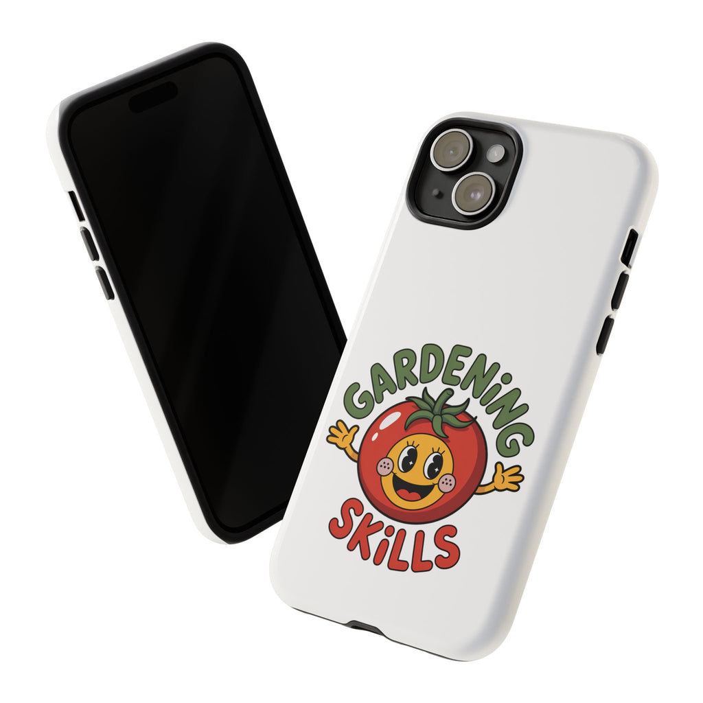 Gardening Skills Phone Case — Cute Tomato Plant Lover Protective Cover