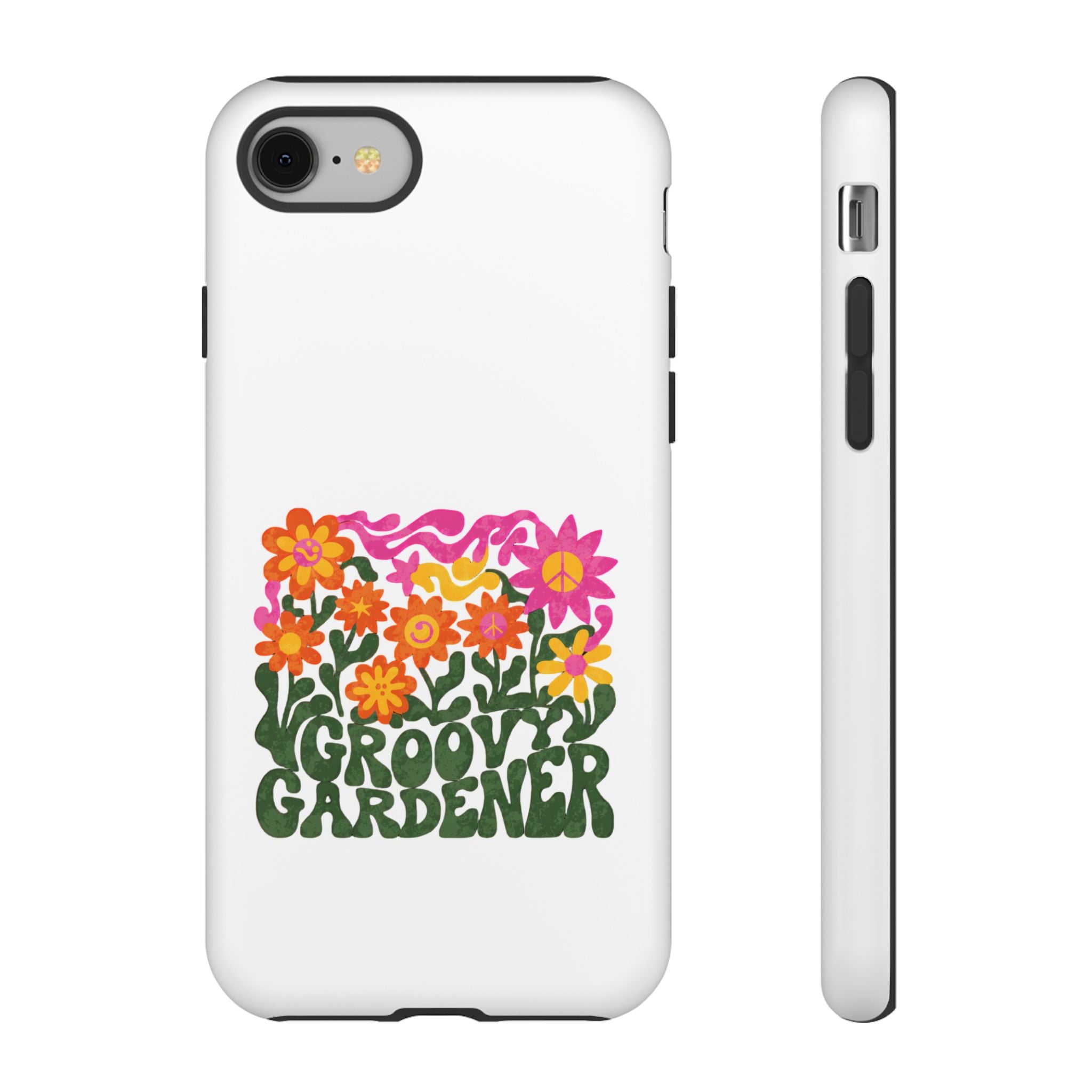 Groovy Gardener Phone Case - Retro Floral iPhone Cover