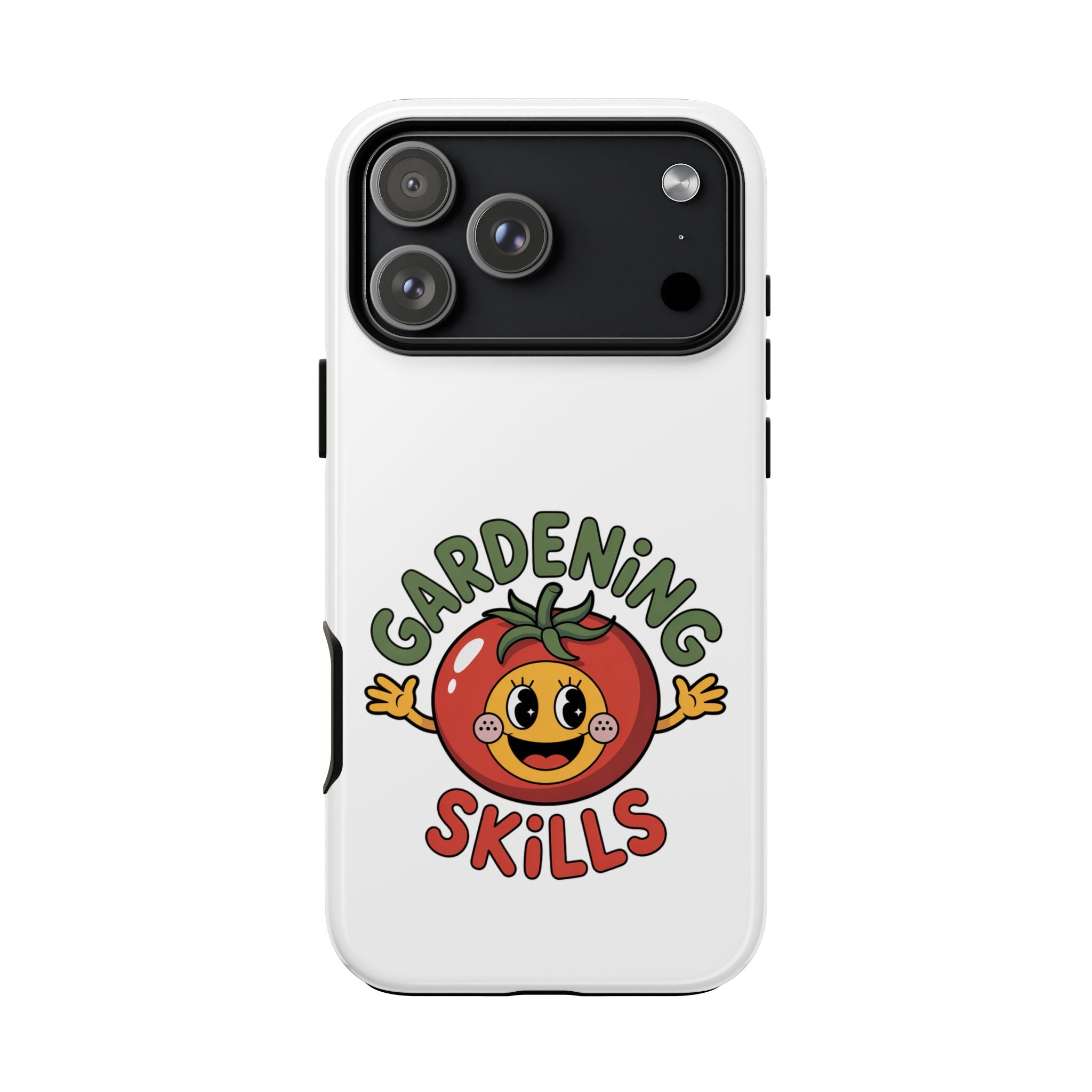 Gardening Skills Phone Case — Cute Tomato Plant Lover Protective Cover