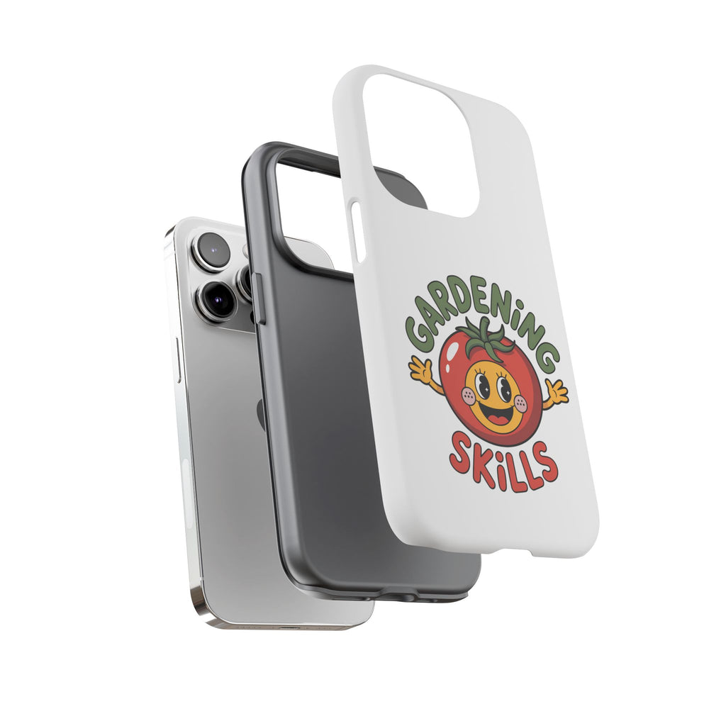 Gardening Skills Phone Case — Cute Tomato Plant Lover Protective Cover