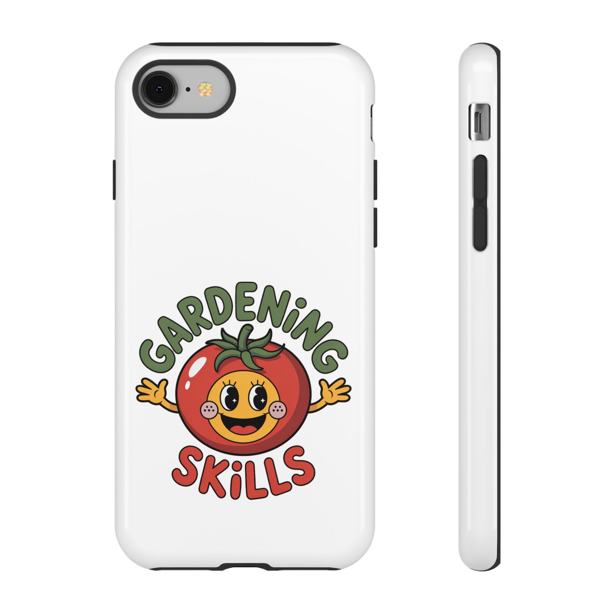 Gardening Skills Phone Case — Cute Tomato Plant Lover Protective Cover