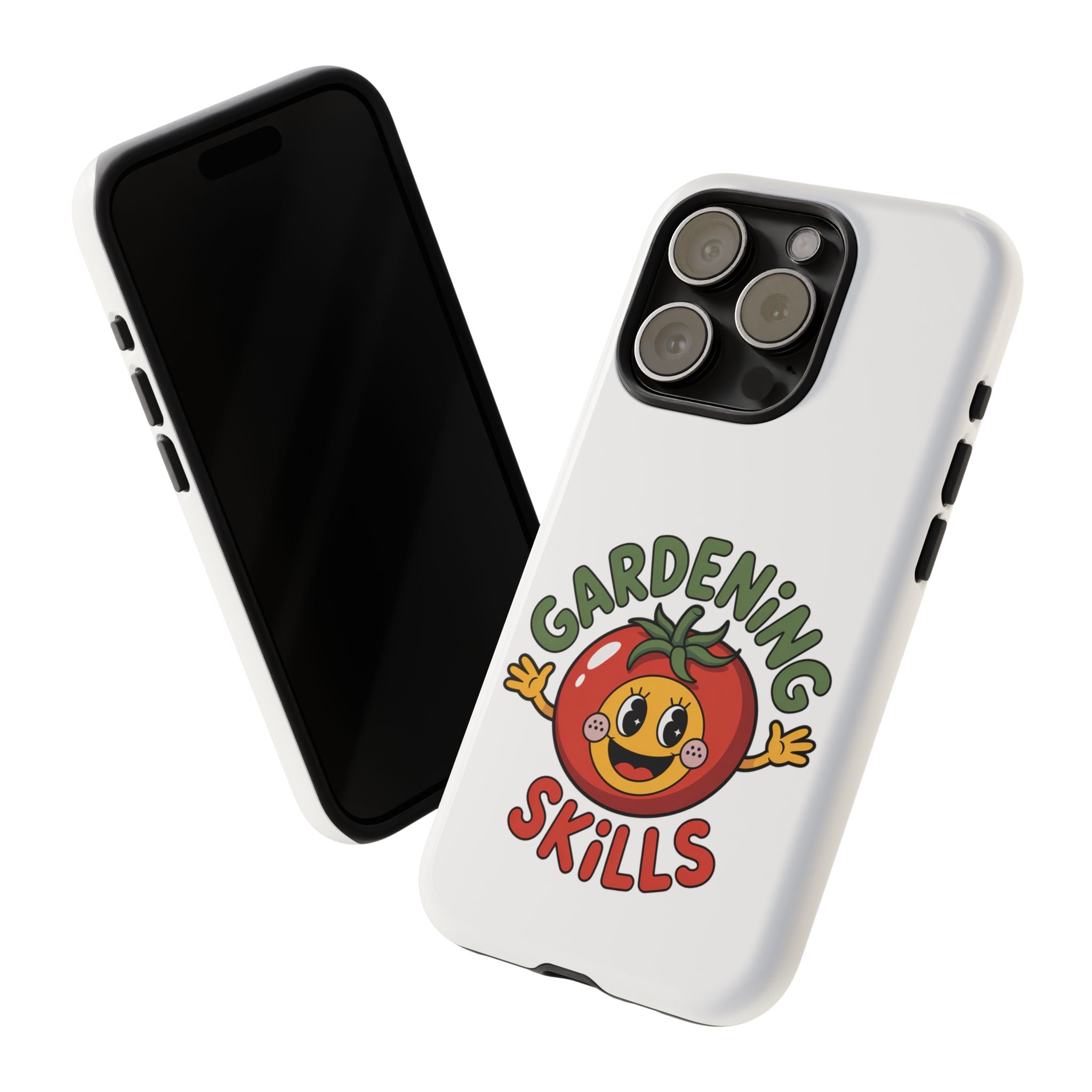 Gardening Skills Phone Case — Cute Tomato Plant Lover Protective Cover