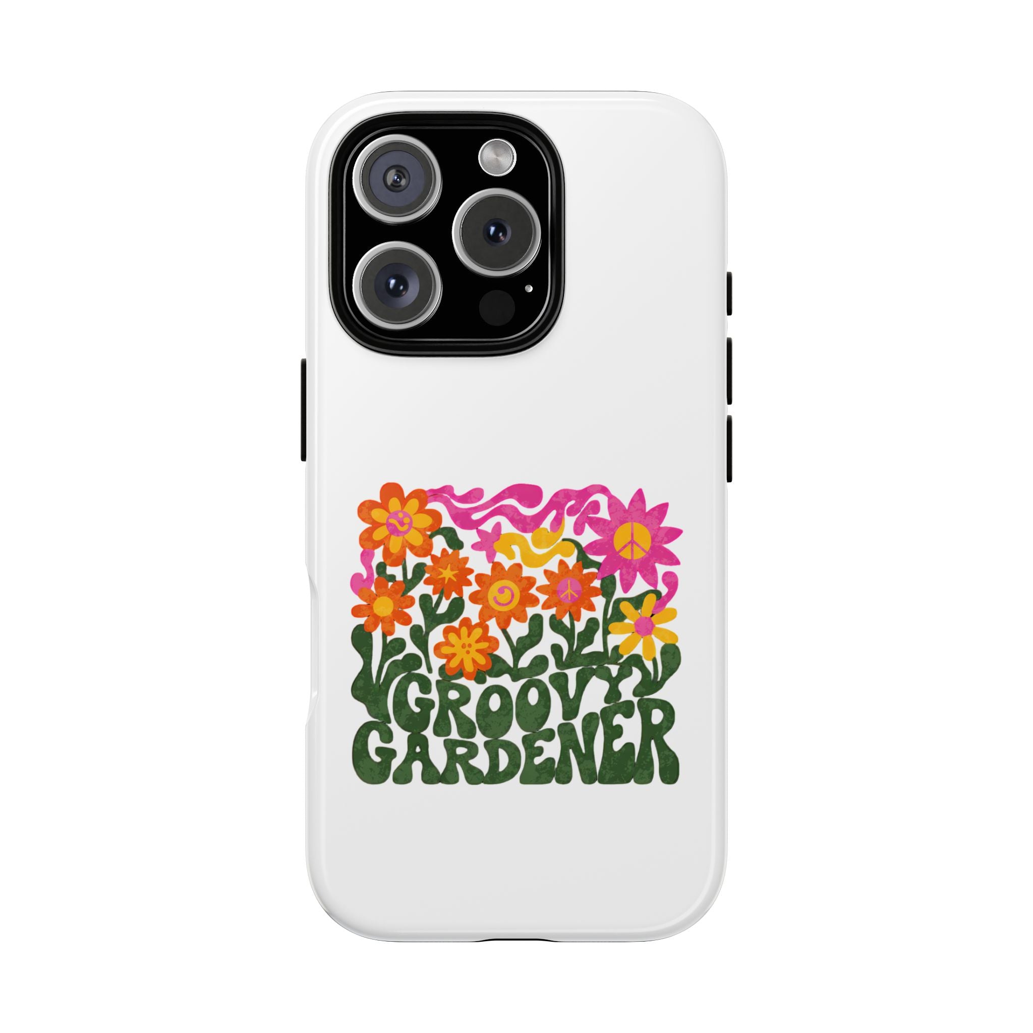 Groovy Gardener Phone Case - Retro Floral iPhone Cover
