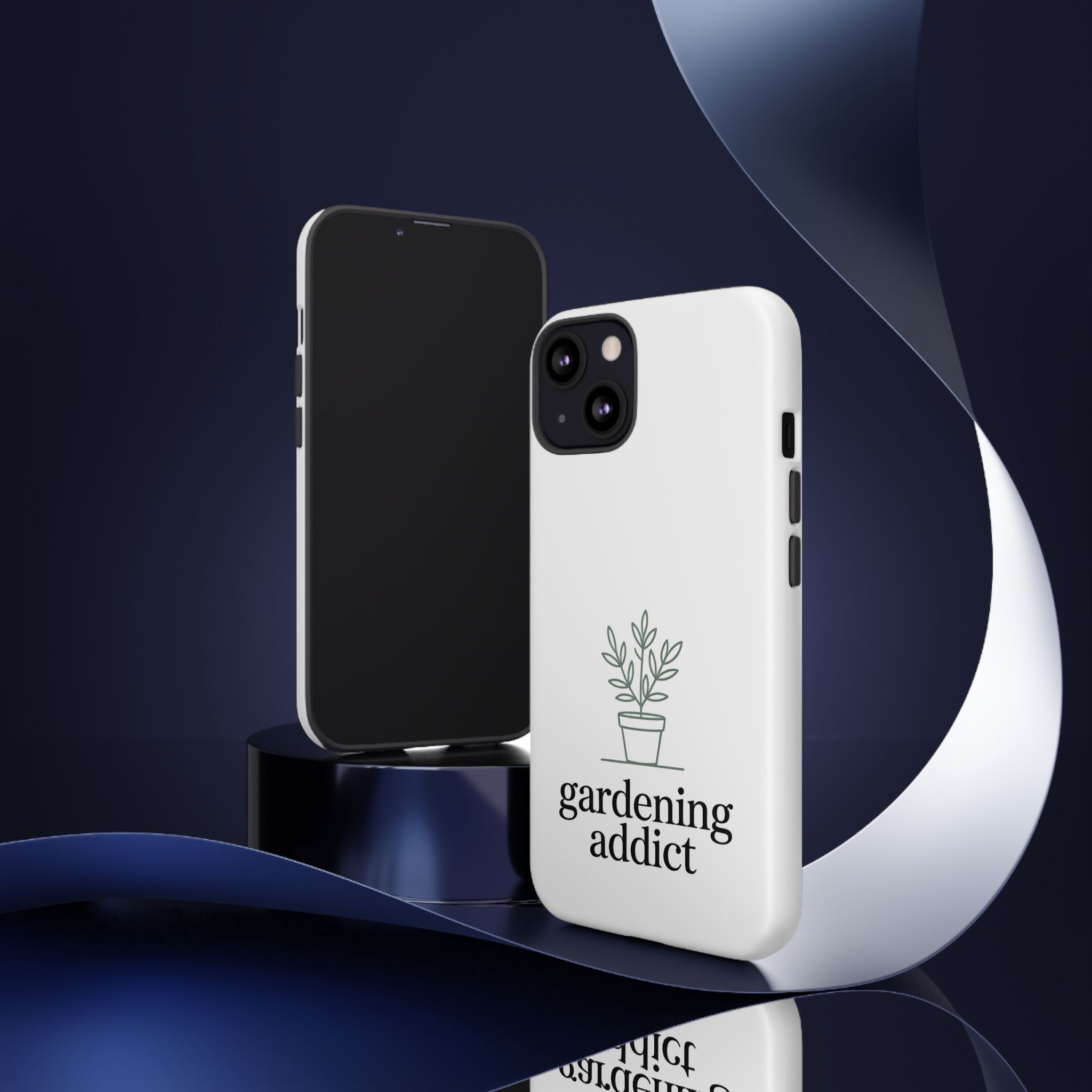 Phone Case — 'gardening addict' Minimal Plant Design