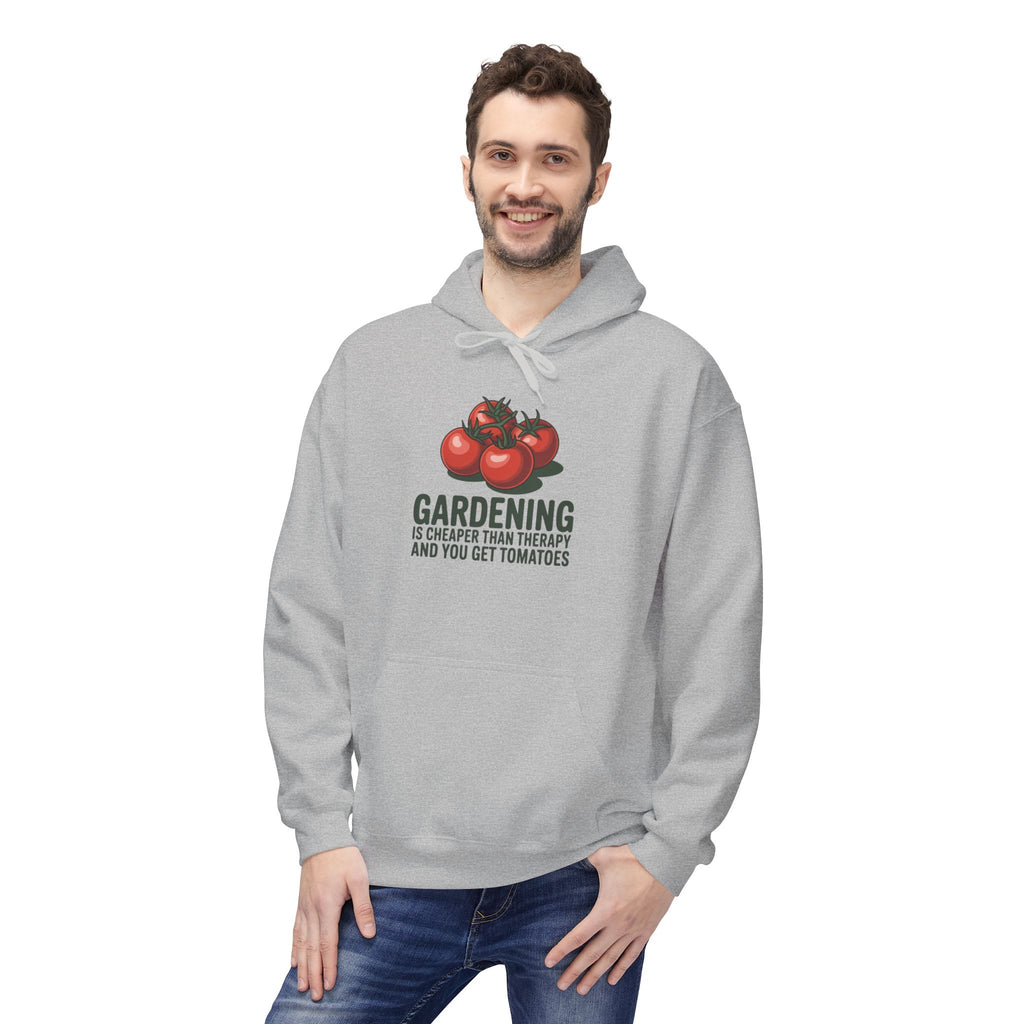 Gardening Is Cheaper Than Therapy Hoodie – Funny Tomato Gardeners Pullover