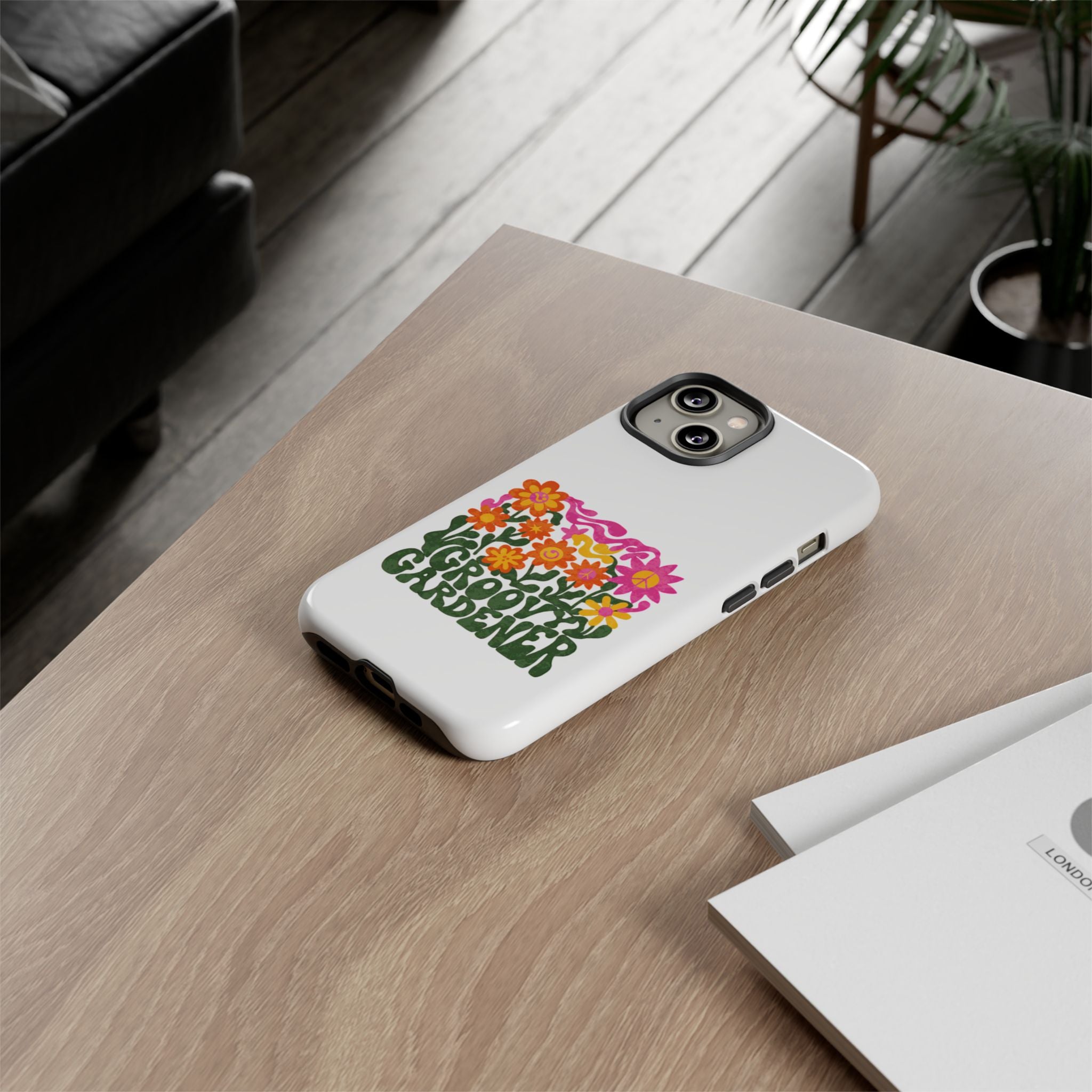 Groovy Gardener Phone Case - Retro Floral iPhone Cover