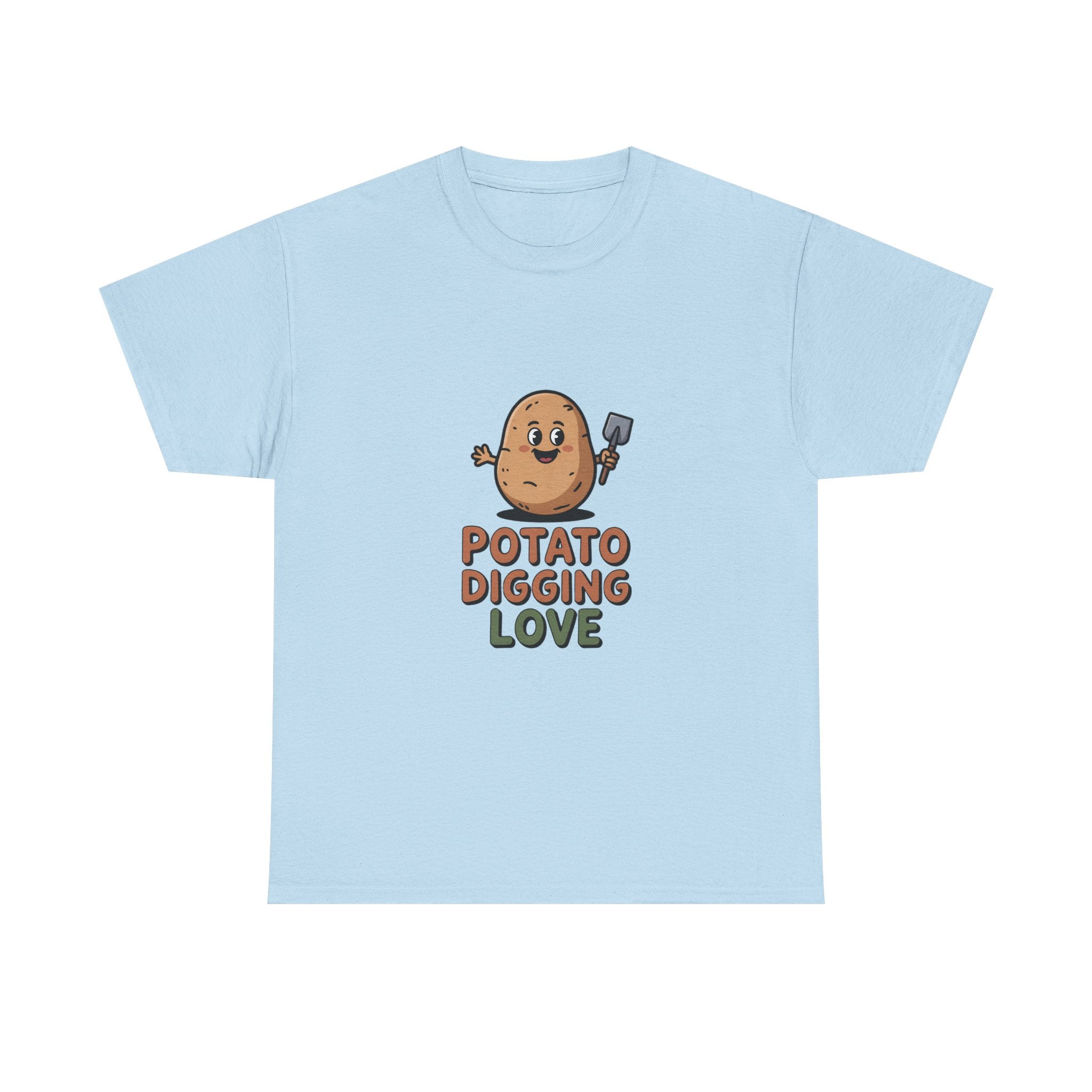 T-Shirt — "Potato Digging Love" Cute Gardening Veggie Tee