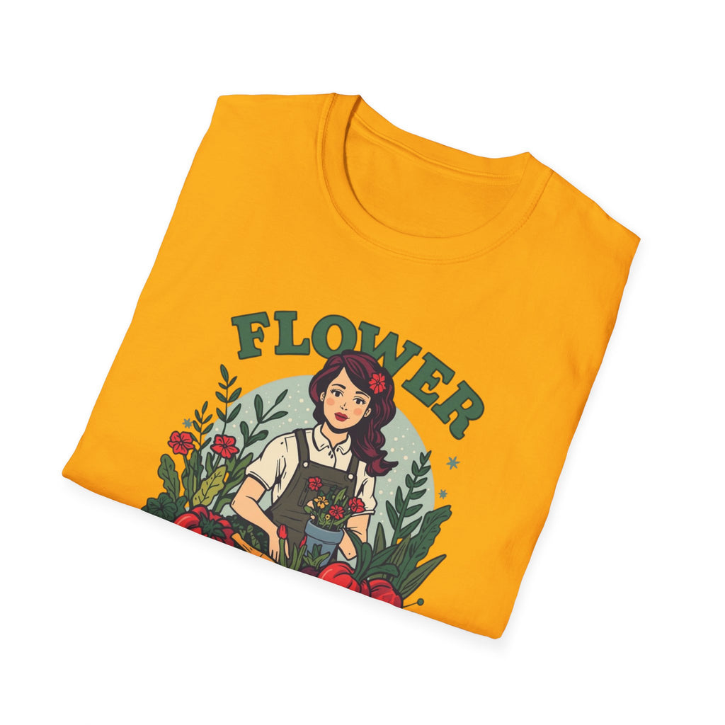 Flower Power T-Shirt — Retro Floral Graphic Tee