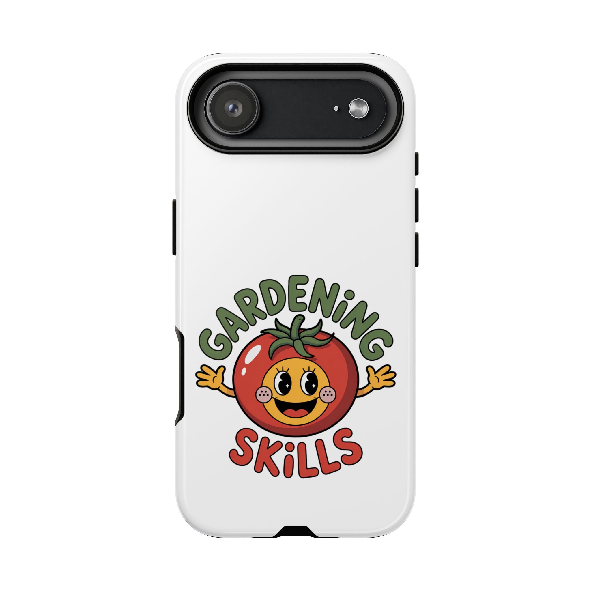 Gardening Skills Phone Case — Cute Tomato Plant Lover Protective Cover