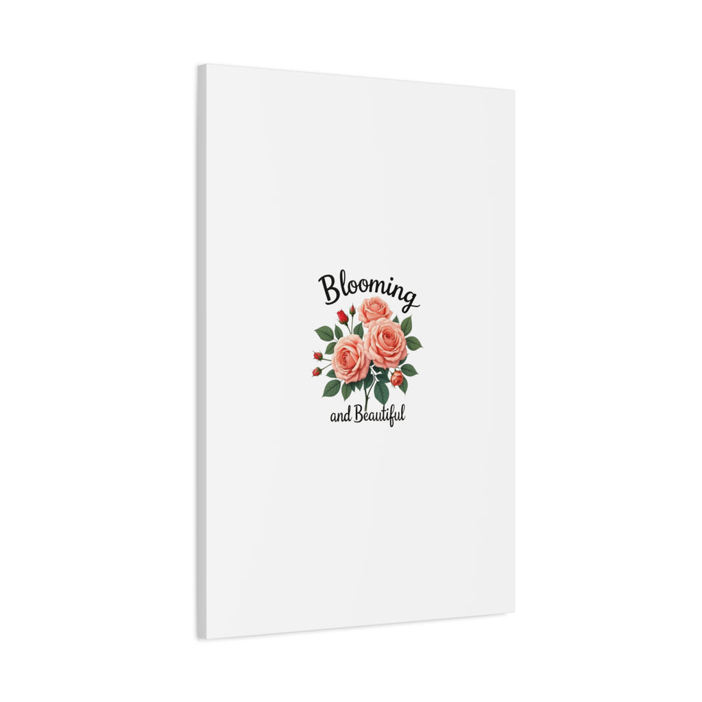 Blooming and Beautiful Rose Bouquet Canvas Wall Art