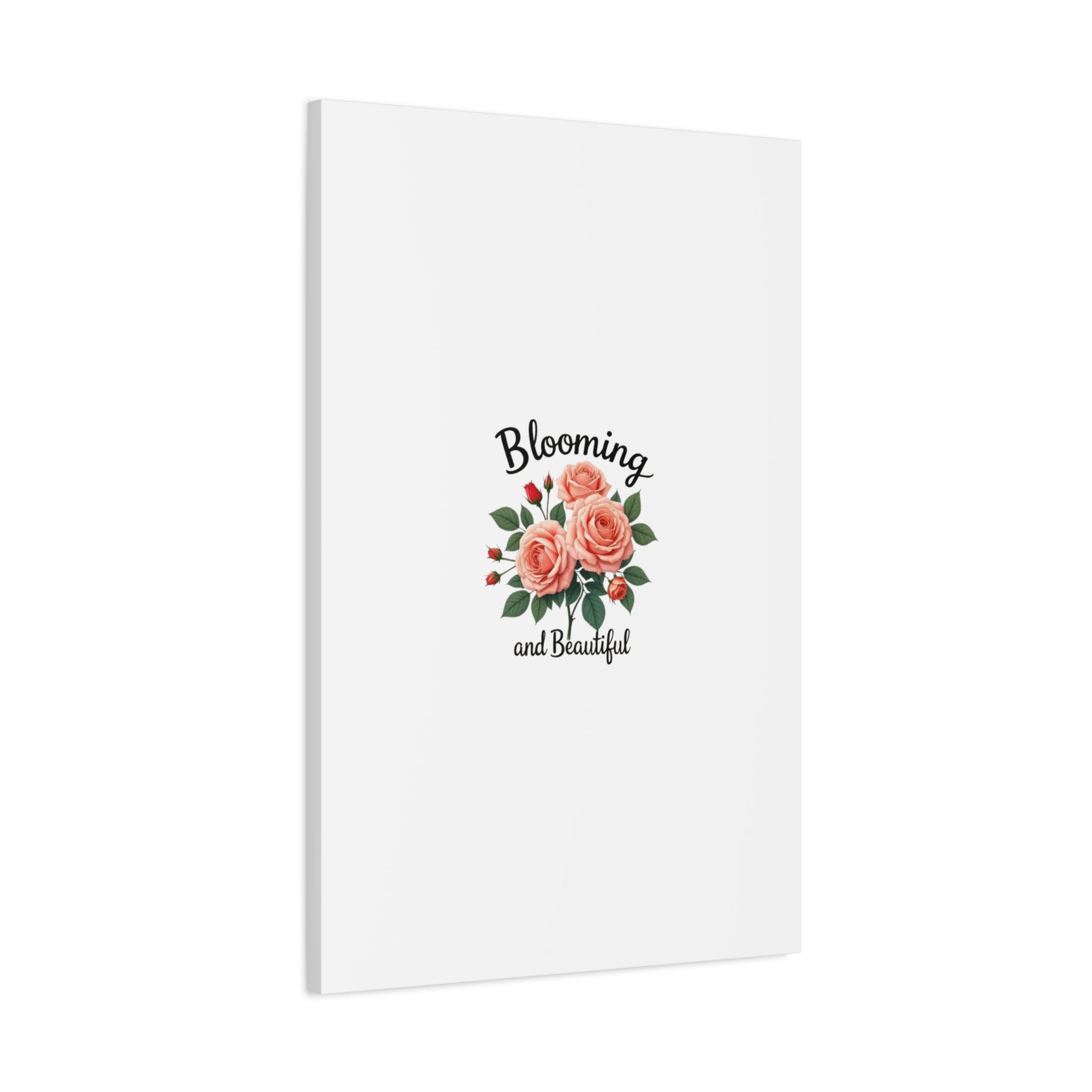 Blooming and Beautiful Rose Bouquet Canvas Wall Art