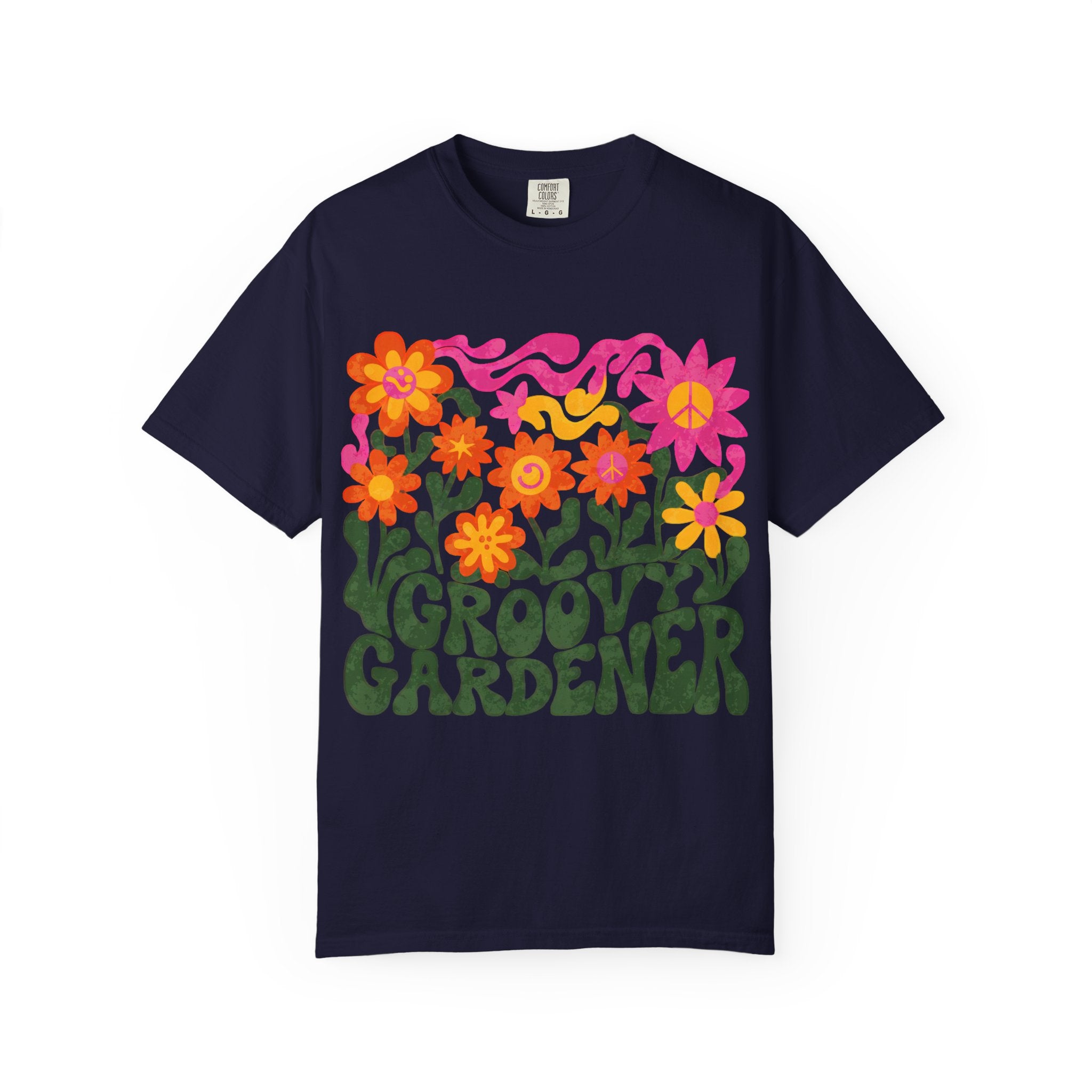Groovy Gardener T-Shirt — Retro Flower Garden Graphic Tee
