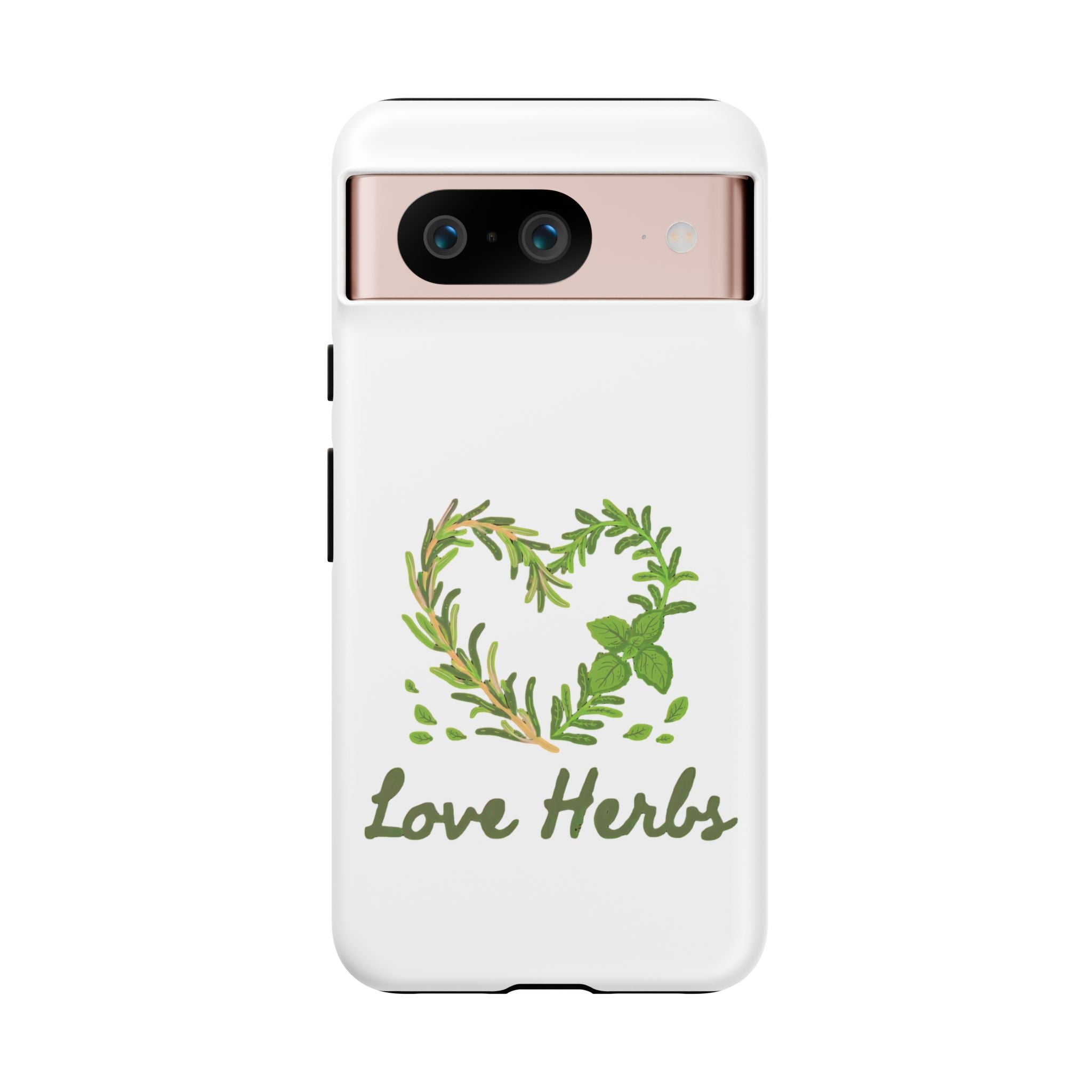 Herb Heart Phone Case - "Love Herbs" Botanical iPhone Cover