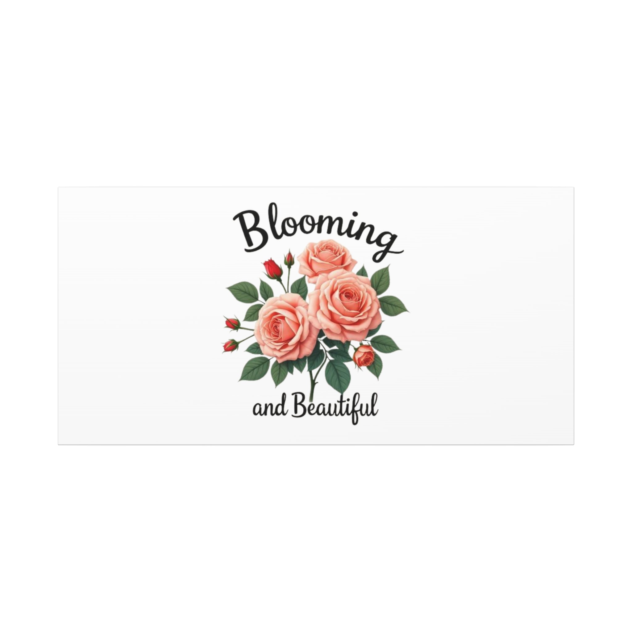 Blooming and Beautiful Rose Bouquet Canvas Wall Art