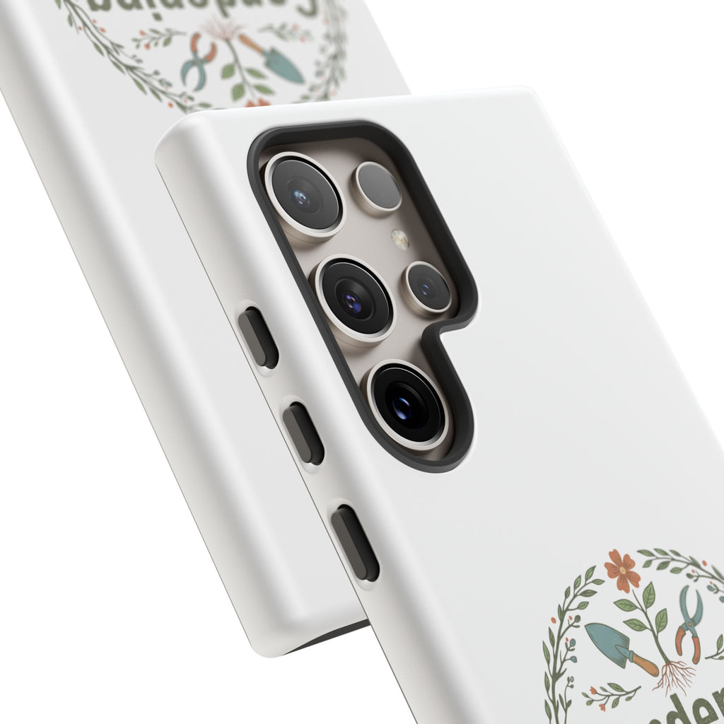 Phone Case — Gardening Addict "Plant • Grow • Repeat" Floral Garden Phone Cover