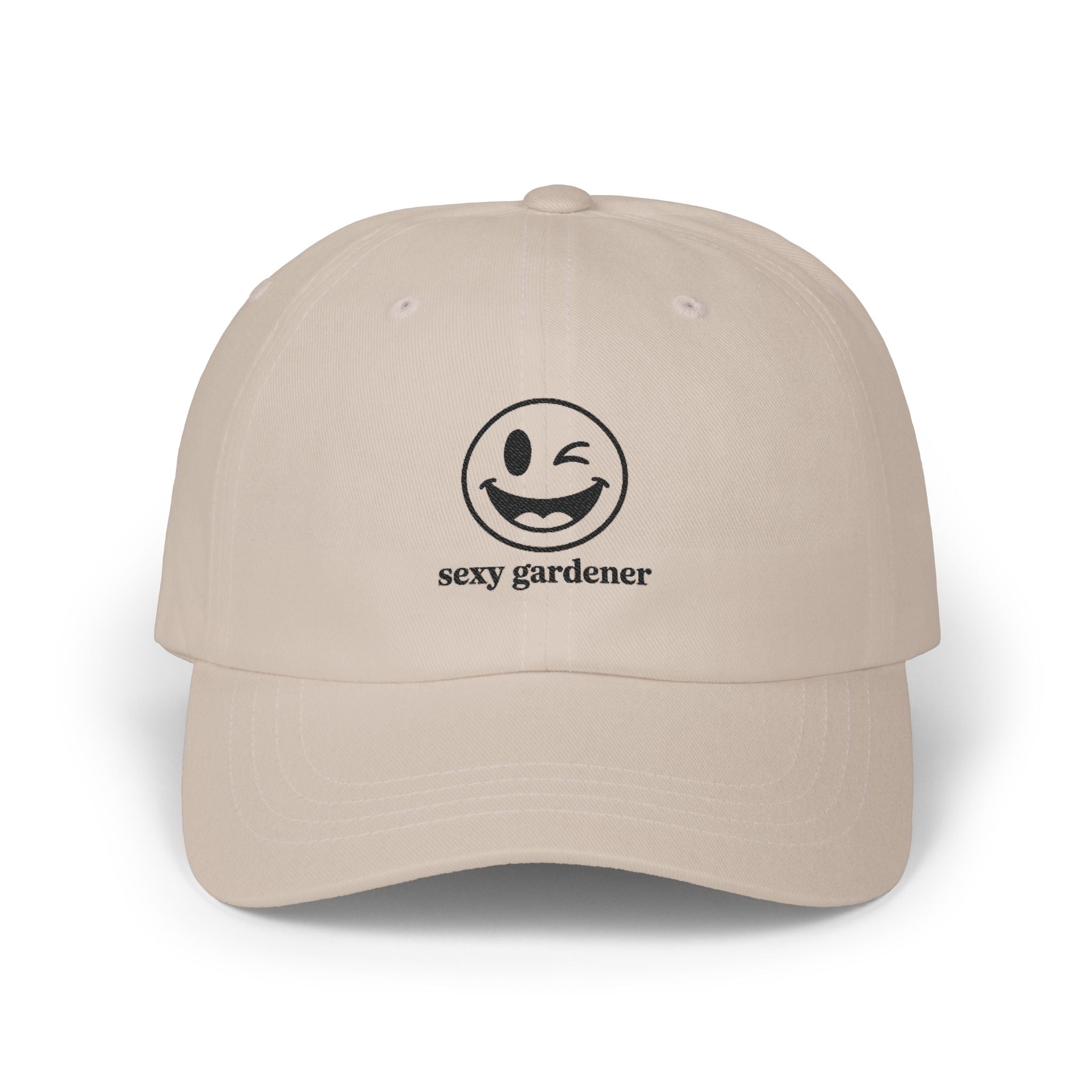 Dad Cap — "Sexy Gardener" Winking Smile Embroidered Hat