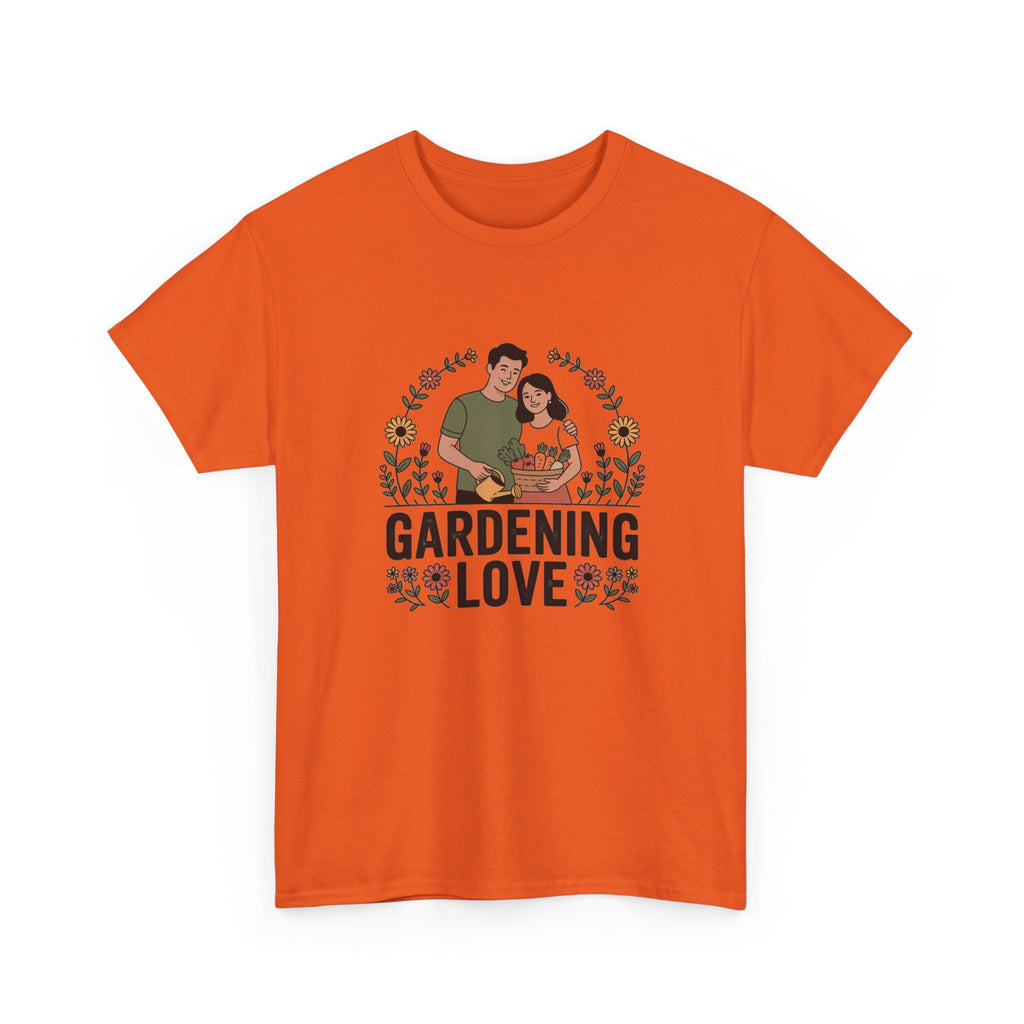 Gardening Love T-Shirt — Cute Couple Planting Graphic Tee