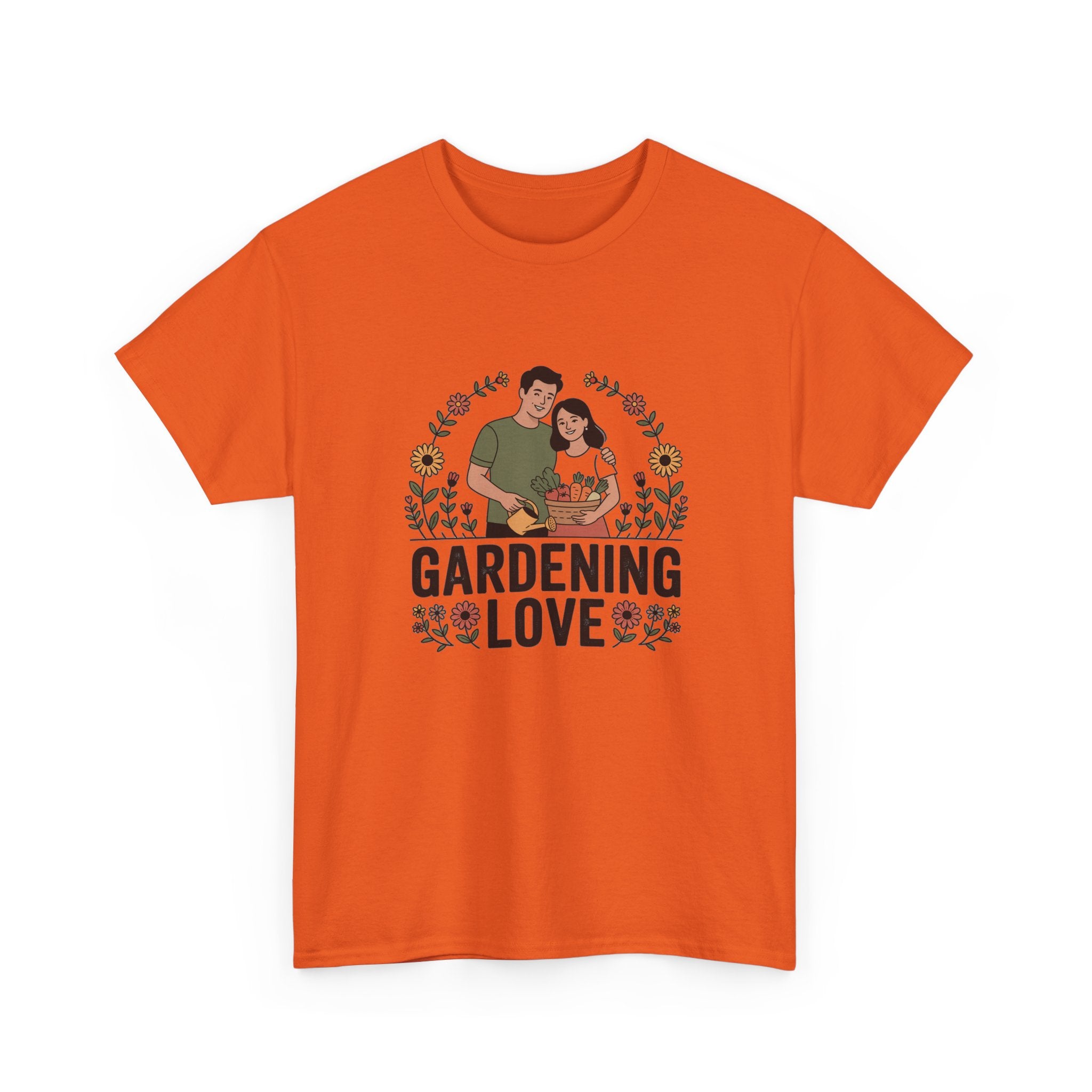 Gardening Love T-Shirt — Cute Couple Planting Graphic Tee
