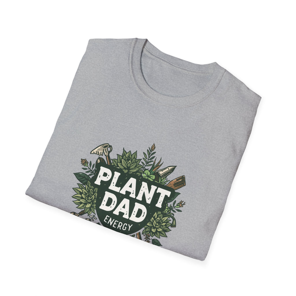 Plant Dad T-Shirt — Funny Gardener Shirt with Botanical Tools