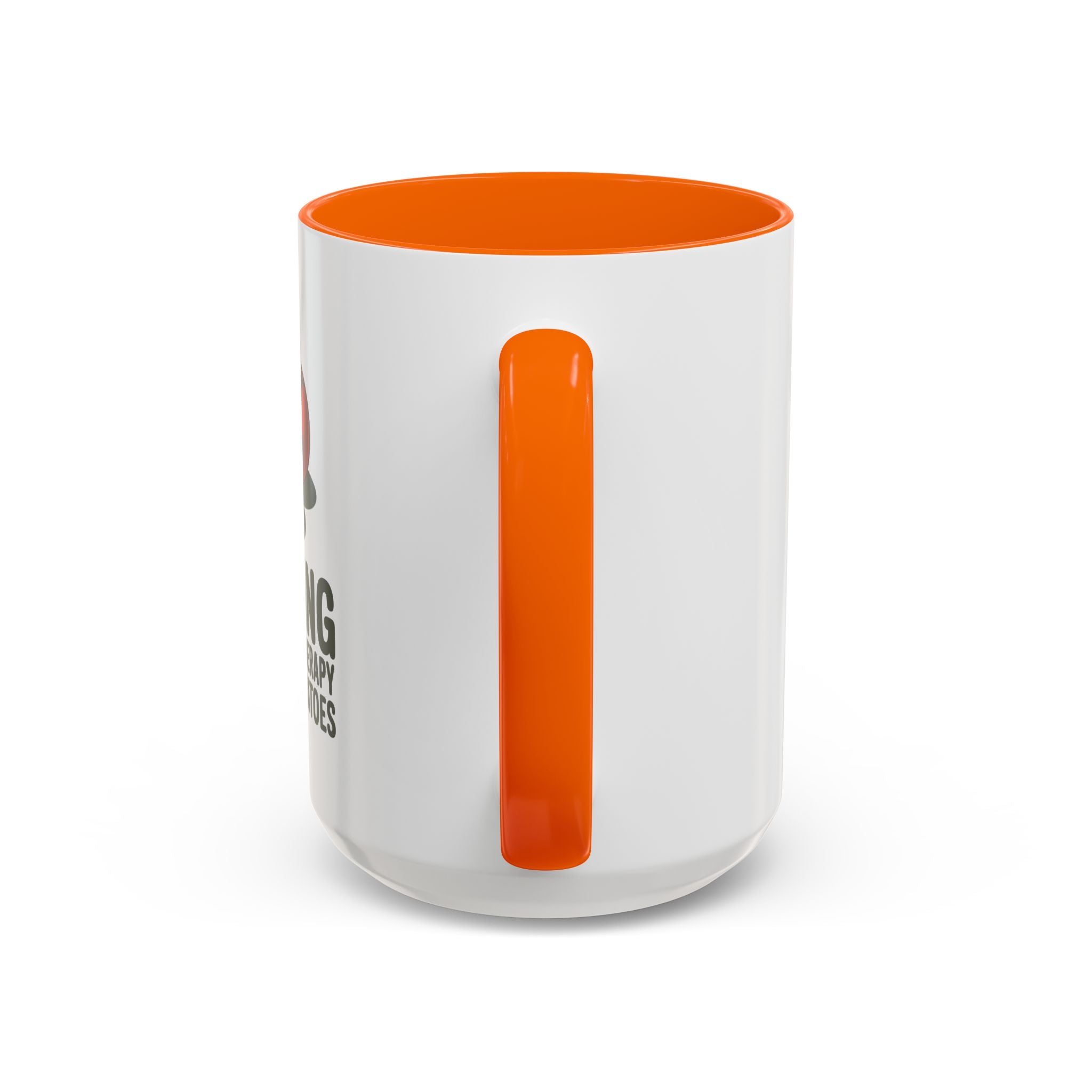 Gardening Coffee Mug – “Gardening Is Cheaper Than Therapy and You Get Tomatoes” Accent Mug