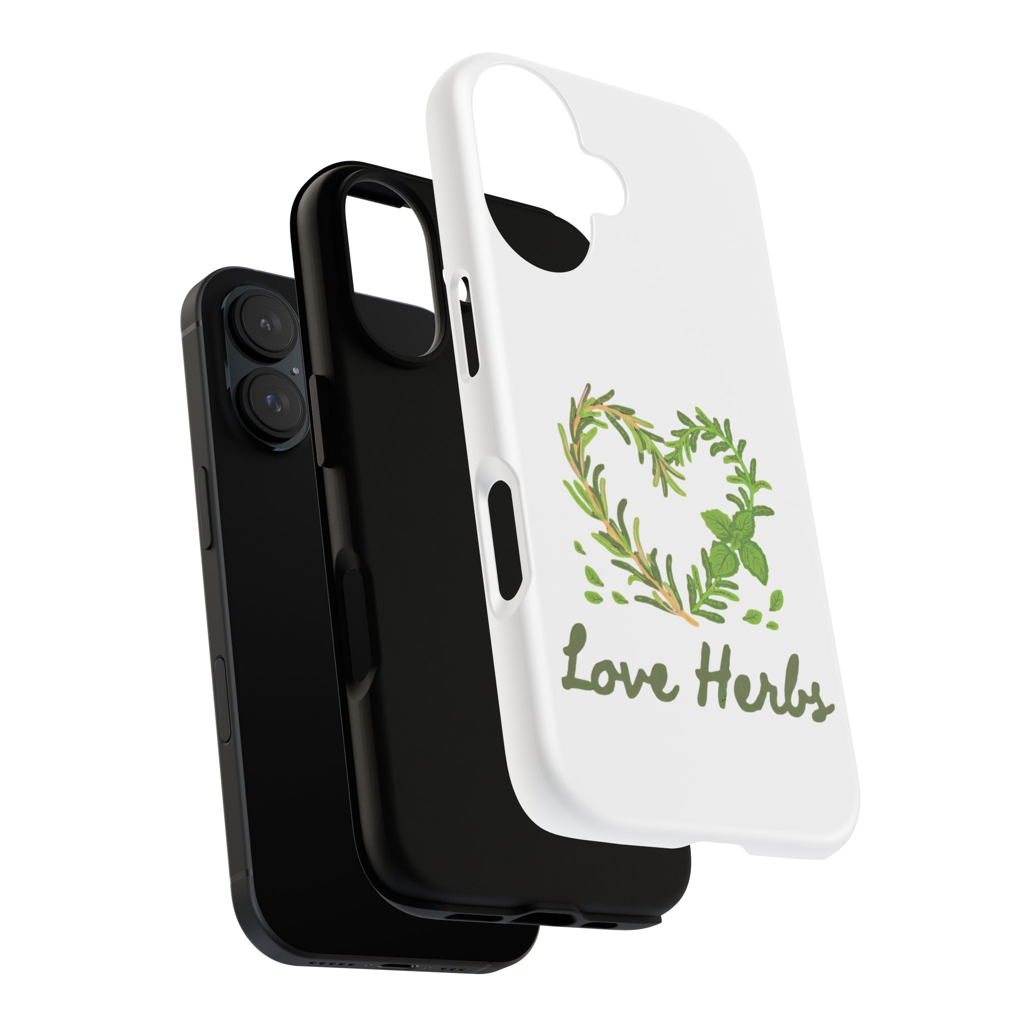 Herb Heart Phone Case - "Love Herbs" Botanical iPhone Cover